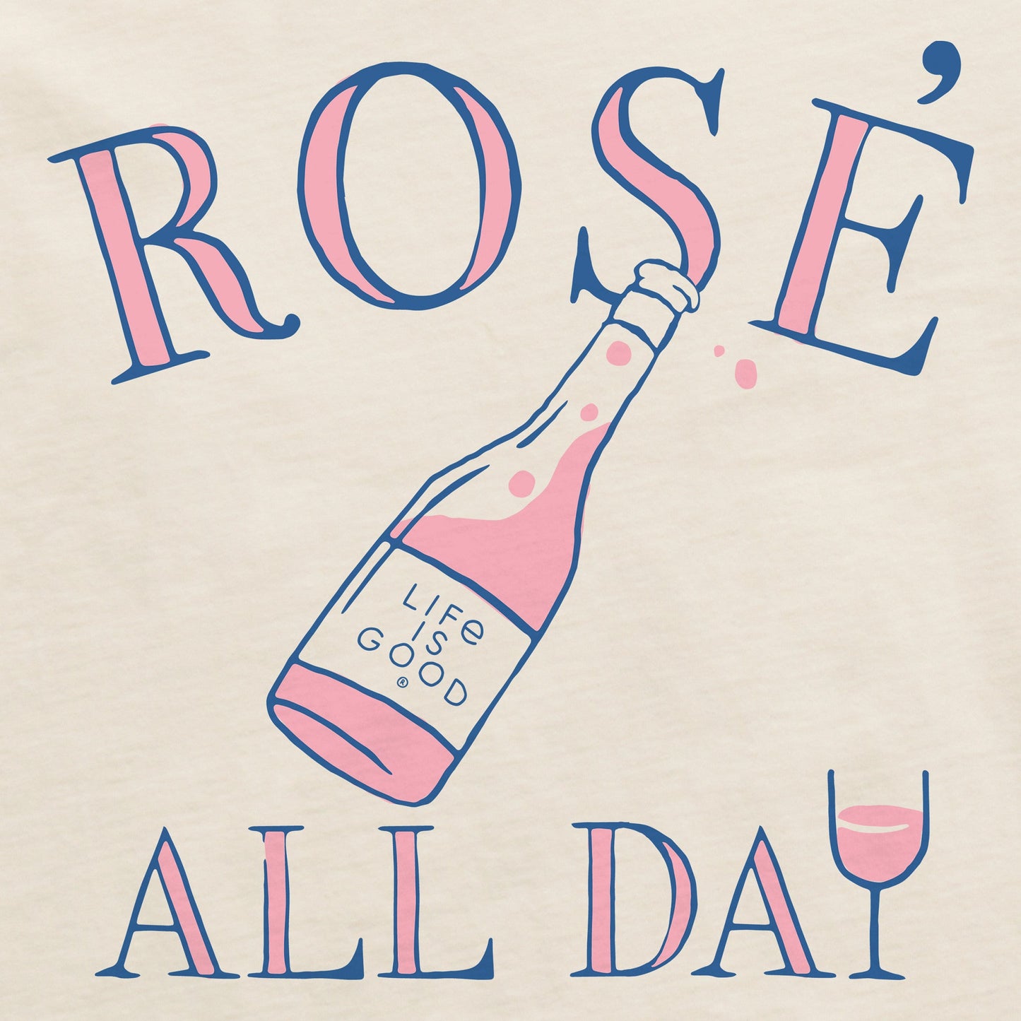 Women's Rose All Day Short Sleeve Crusher Tee
