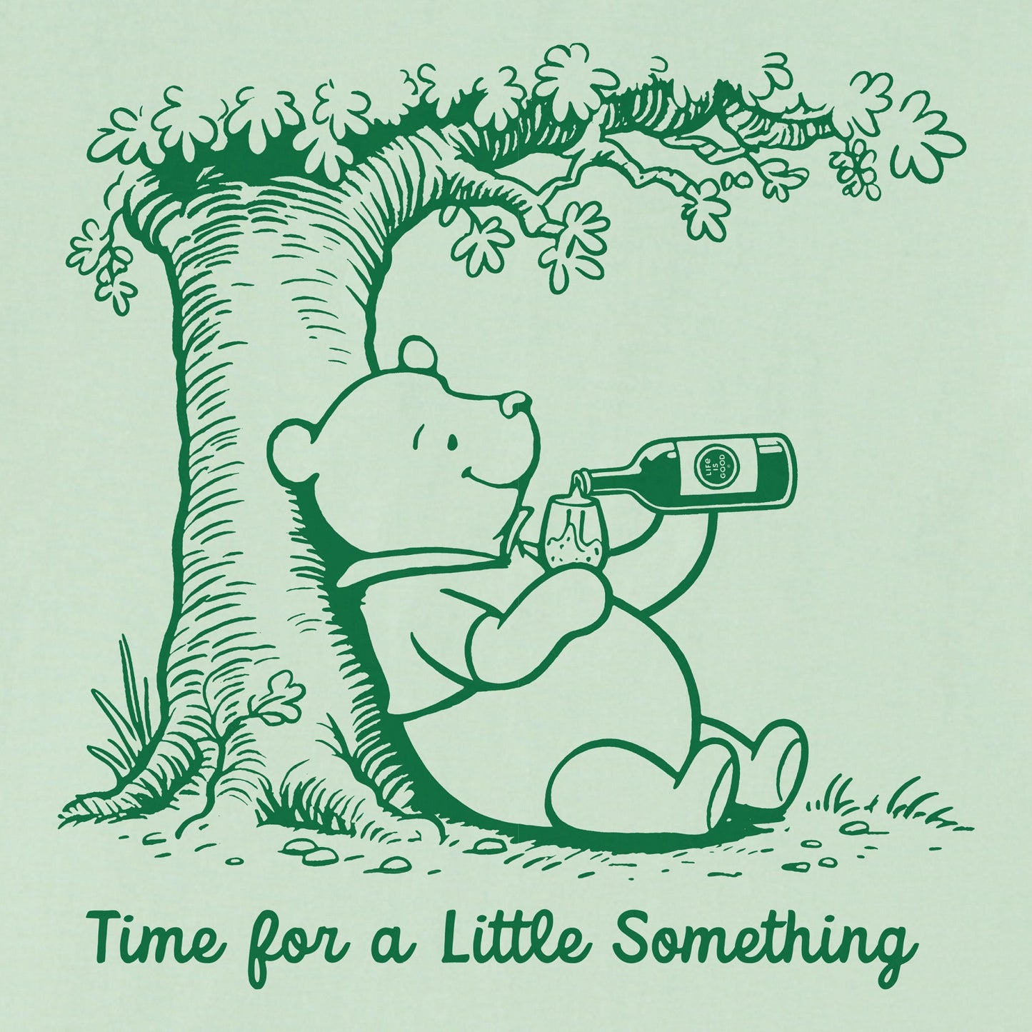 Women's Time for a Little Something Short Sleeve Crusher Tee