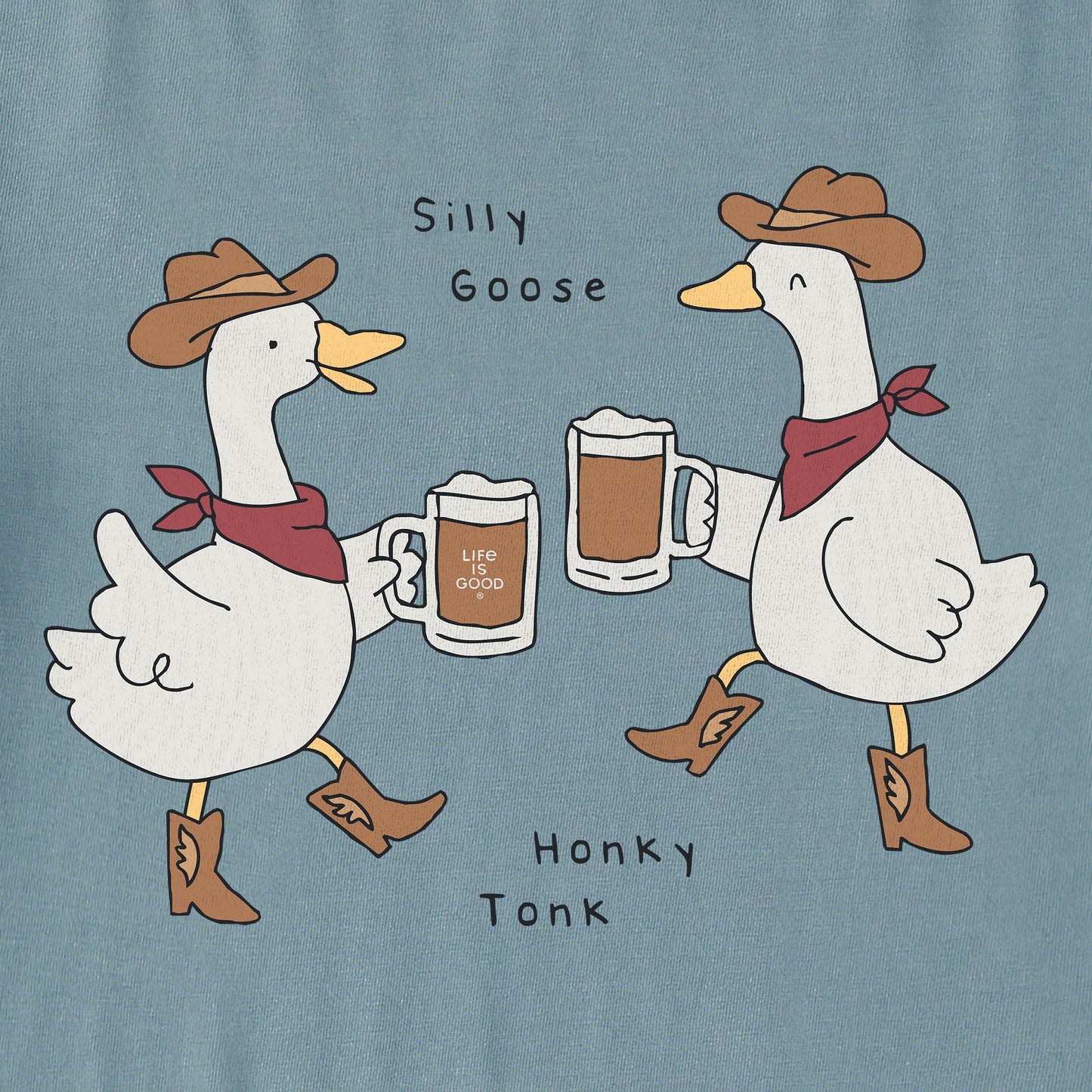 Women's Silly Goose Honky Tonk Short Sleeve Crusher Tee