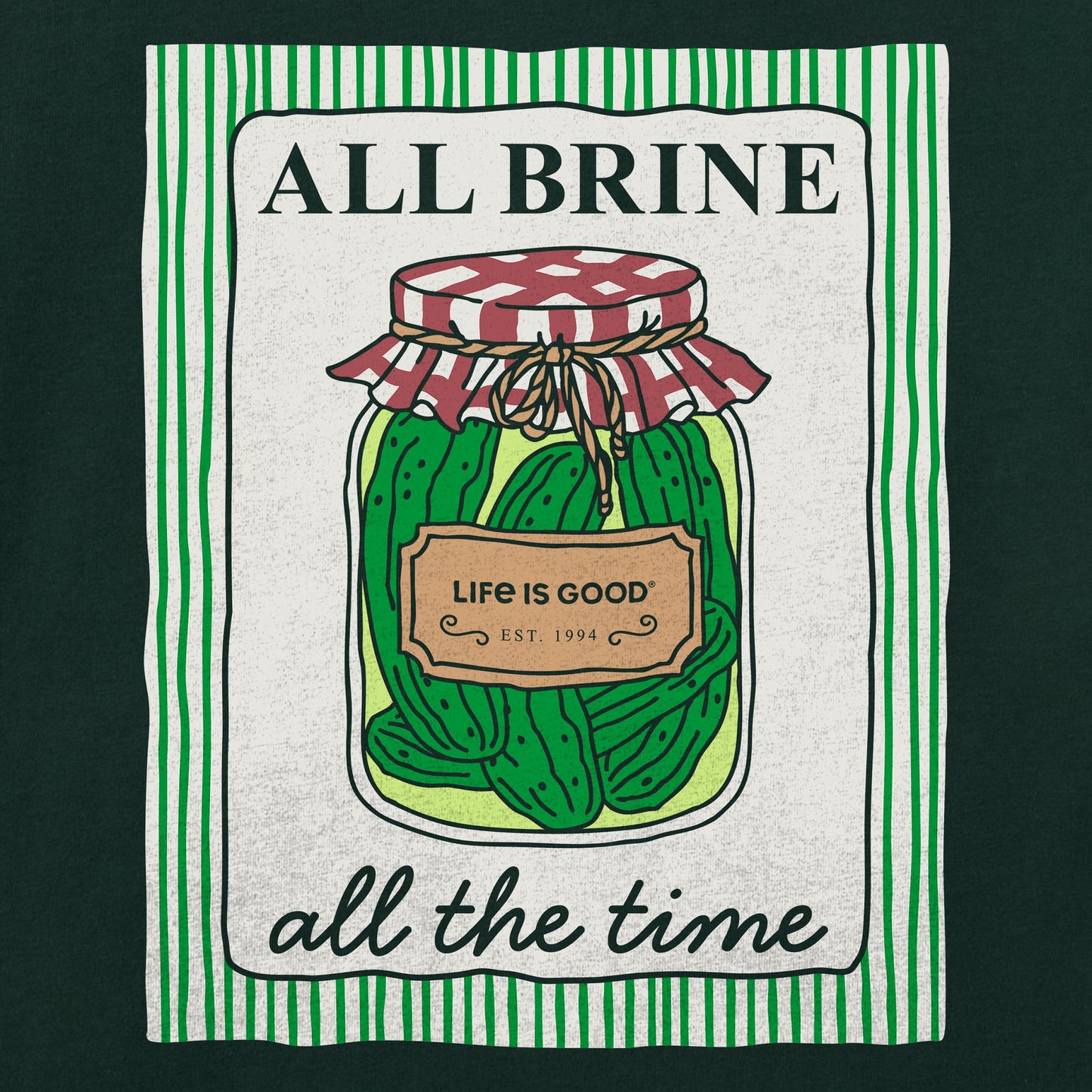 Women's All Brine All the Time Short Sleeve Crusher Boxy Tee