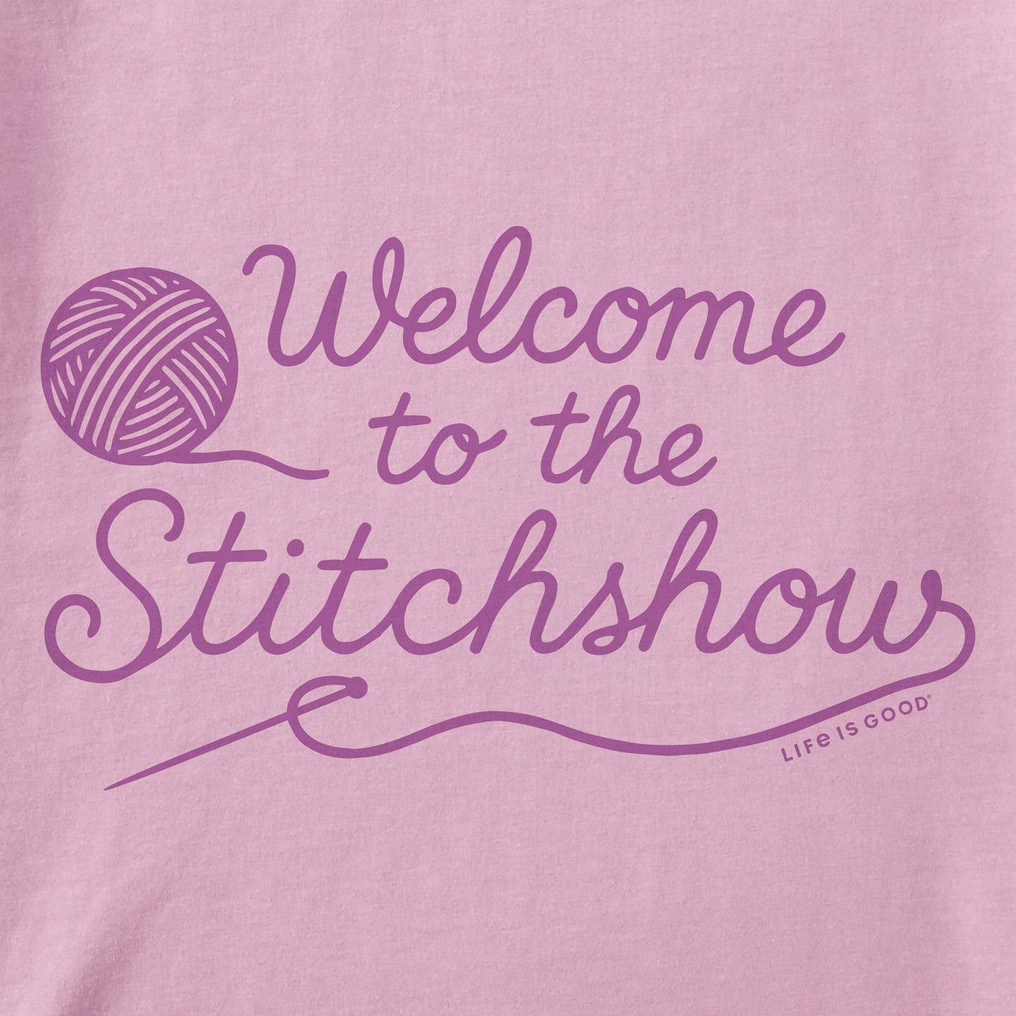 Women's Welcome to the Stitchshow Short Sleeve Crusher Boxy Tee