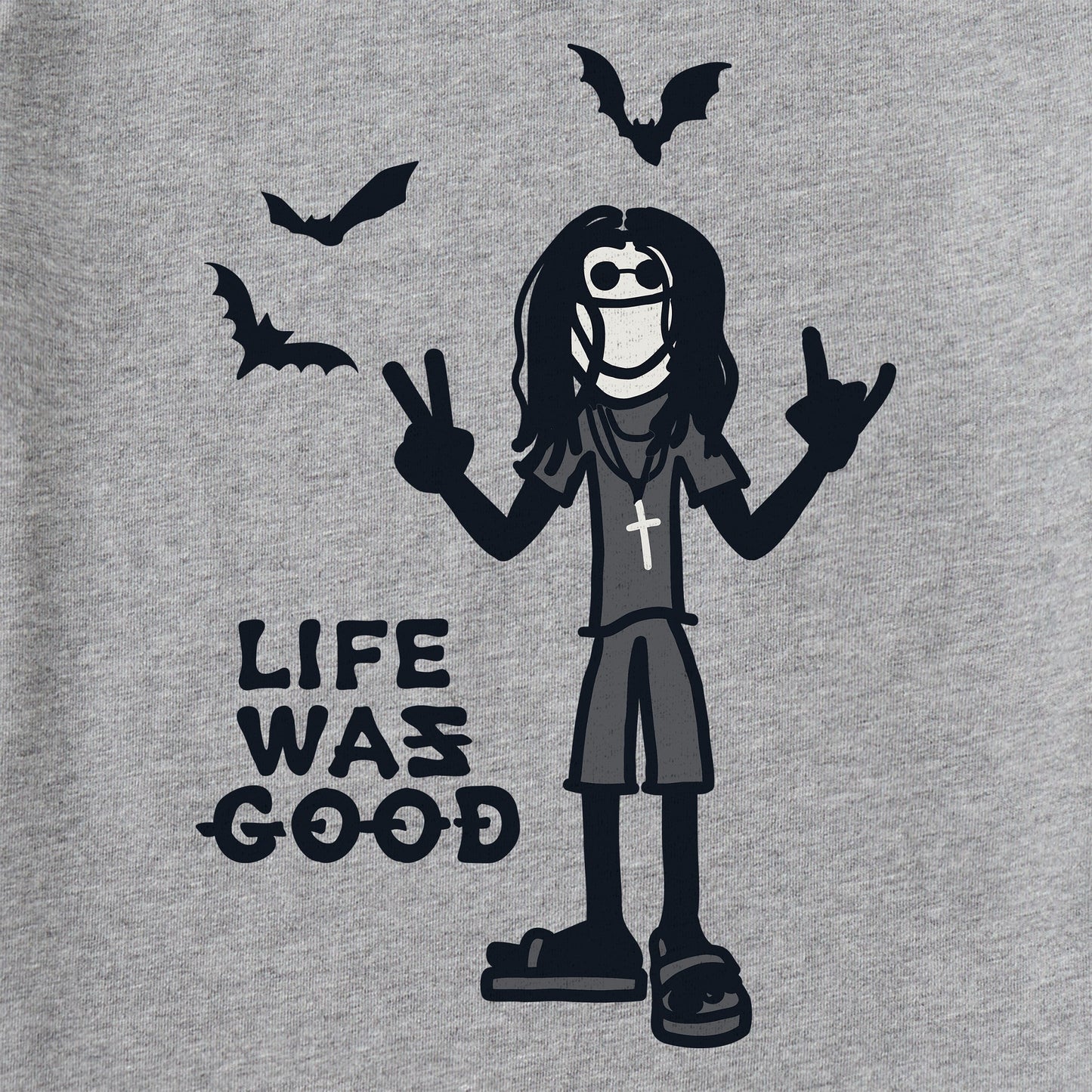 Men's Heavy Metal Life Was Good Short Sleeve Tee