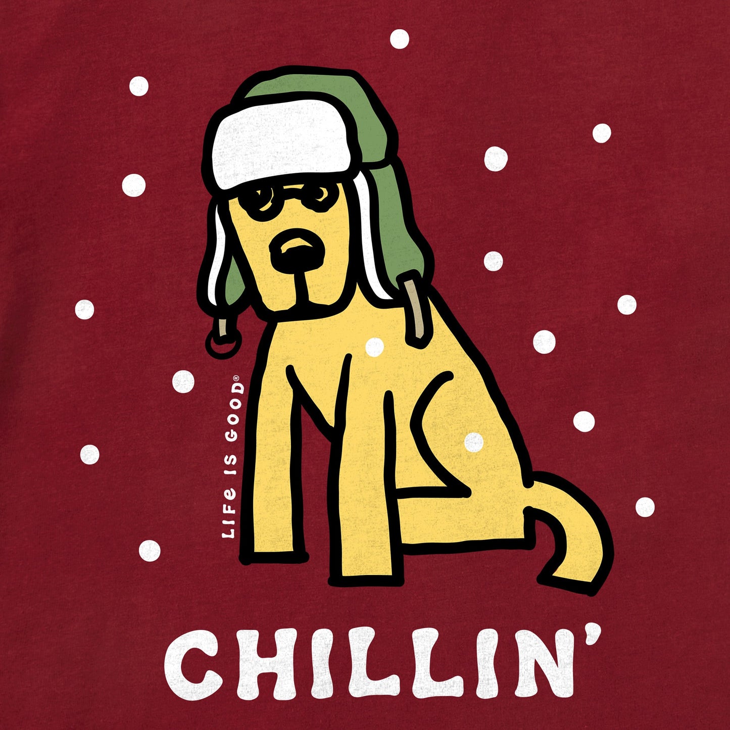Men's Rocket Winter Chillin' Long Sleeve Crusher Tee