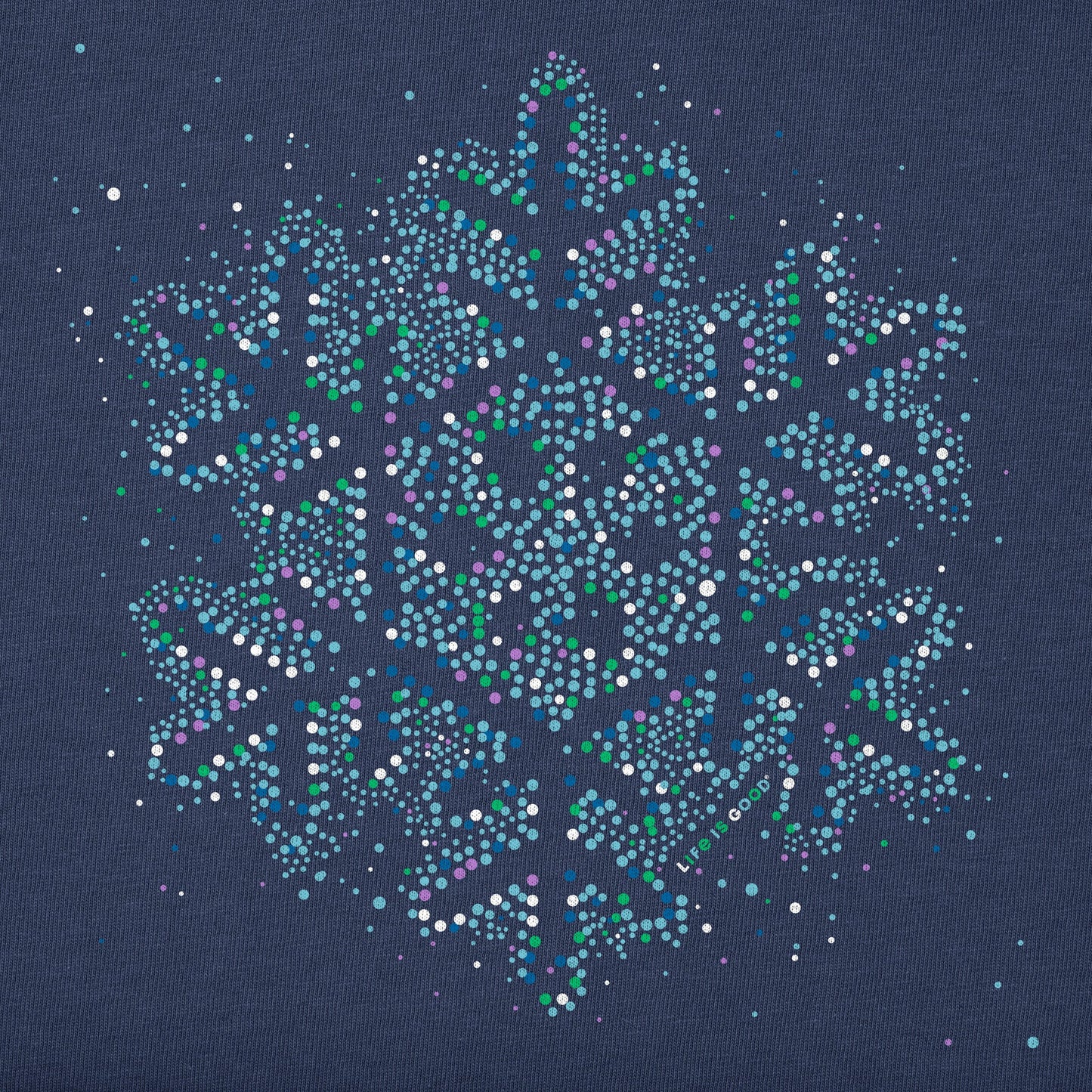 Women's Snowflake Lights Simply True Crew
