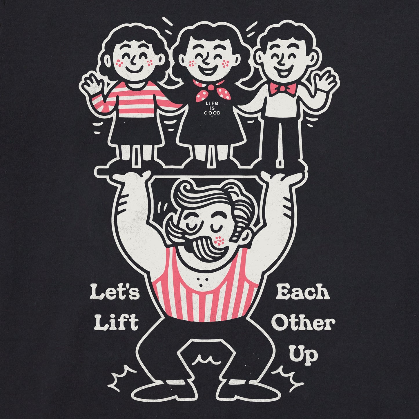 Men's Let's Lift Each Other Up Kids Short Sleeve Tee