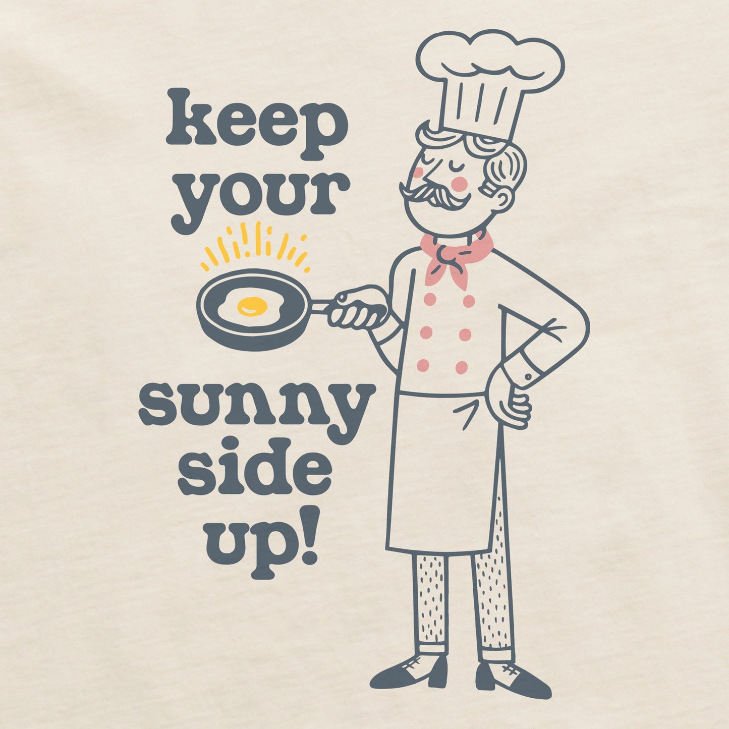 Women's Sunny Side Up Chef Short Sleeve Crusher Tee