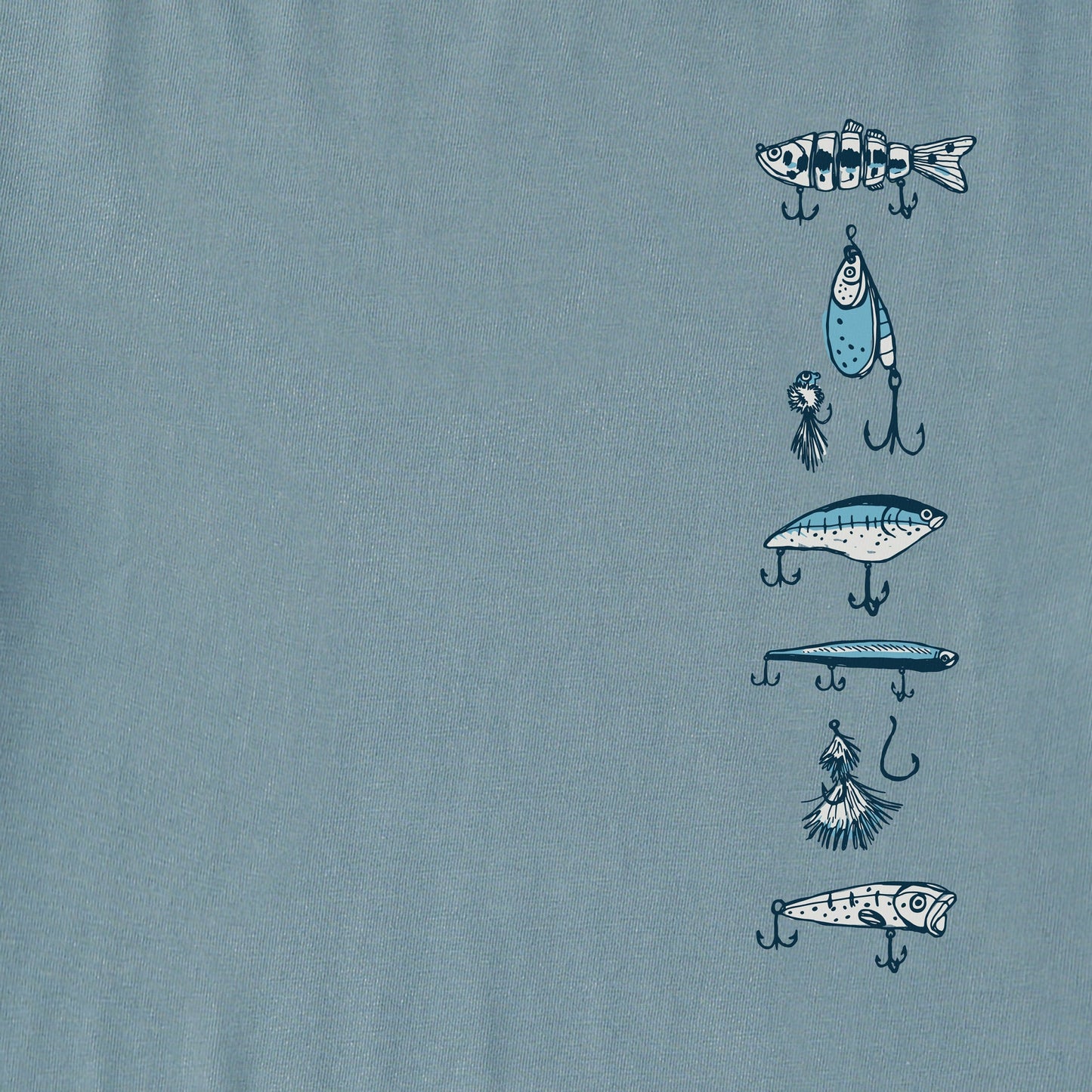 Men's Fish More Stack Short Sleeve Crusher Tee