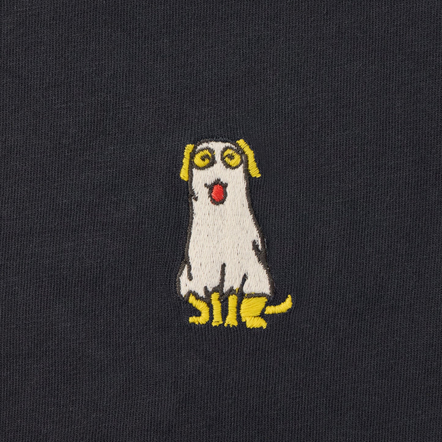 Women's Embroidered Silly Ghost Pup Short Sleeve Crusher Tee