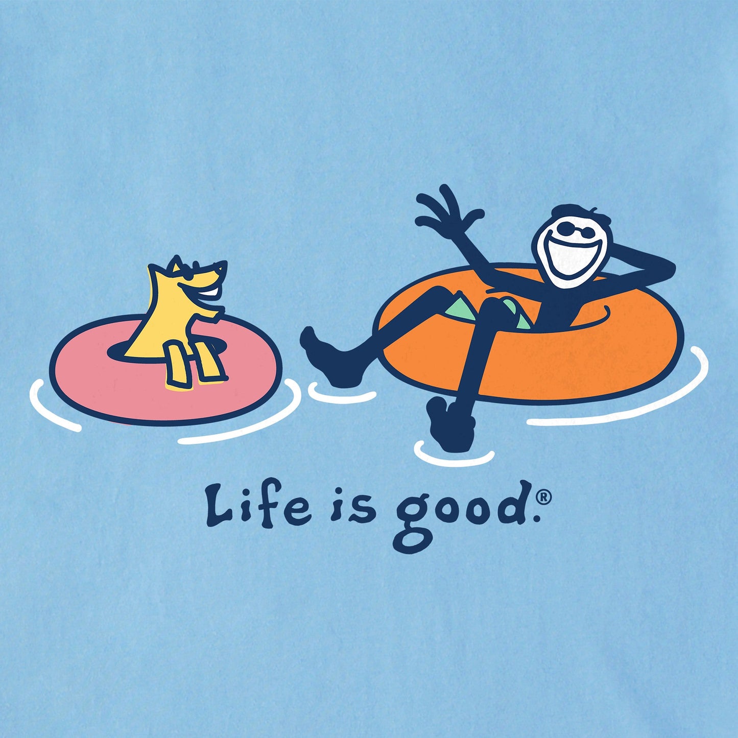 Men's Jake and Rocket Tubing Short Sleeve Crusher Tee