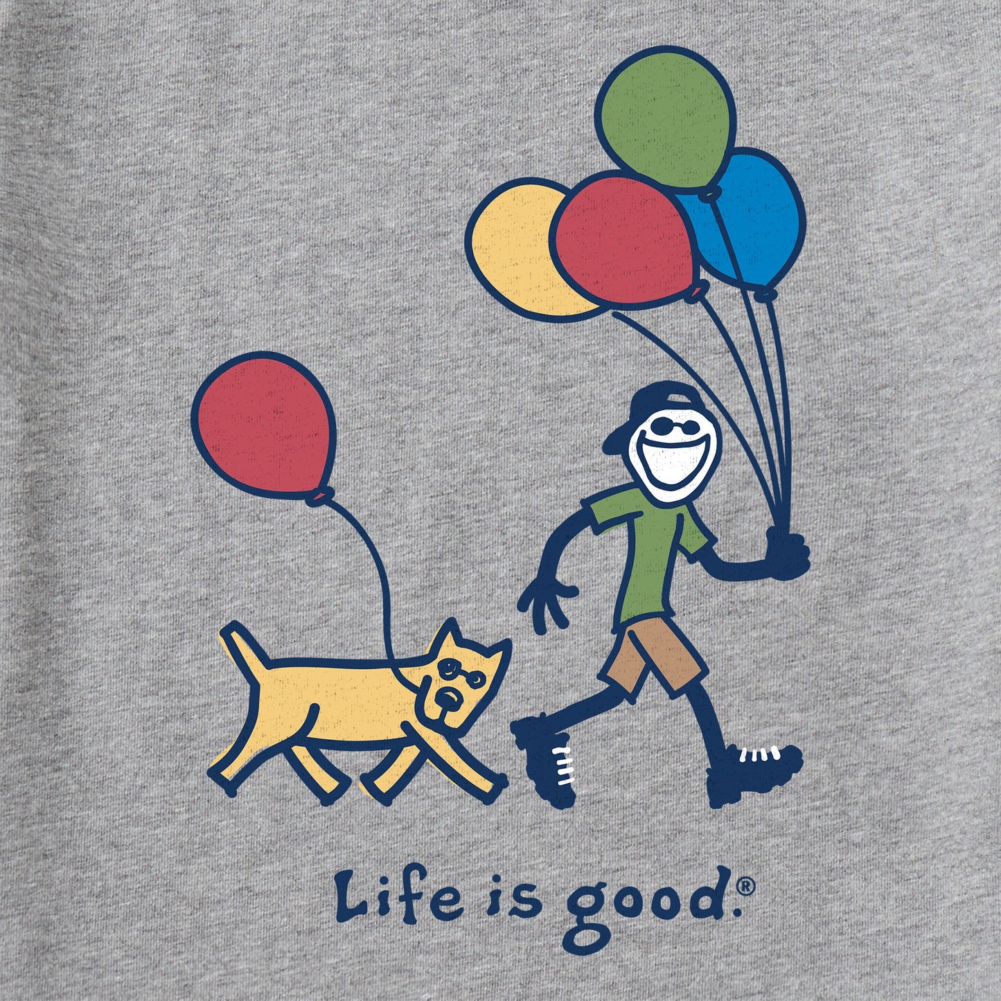 Men's Jake and Rocket Balloons Short Sleeve Tee
