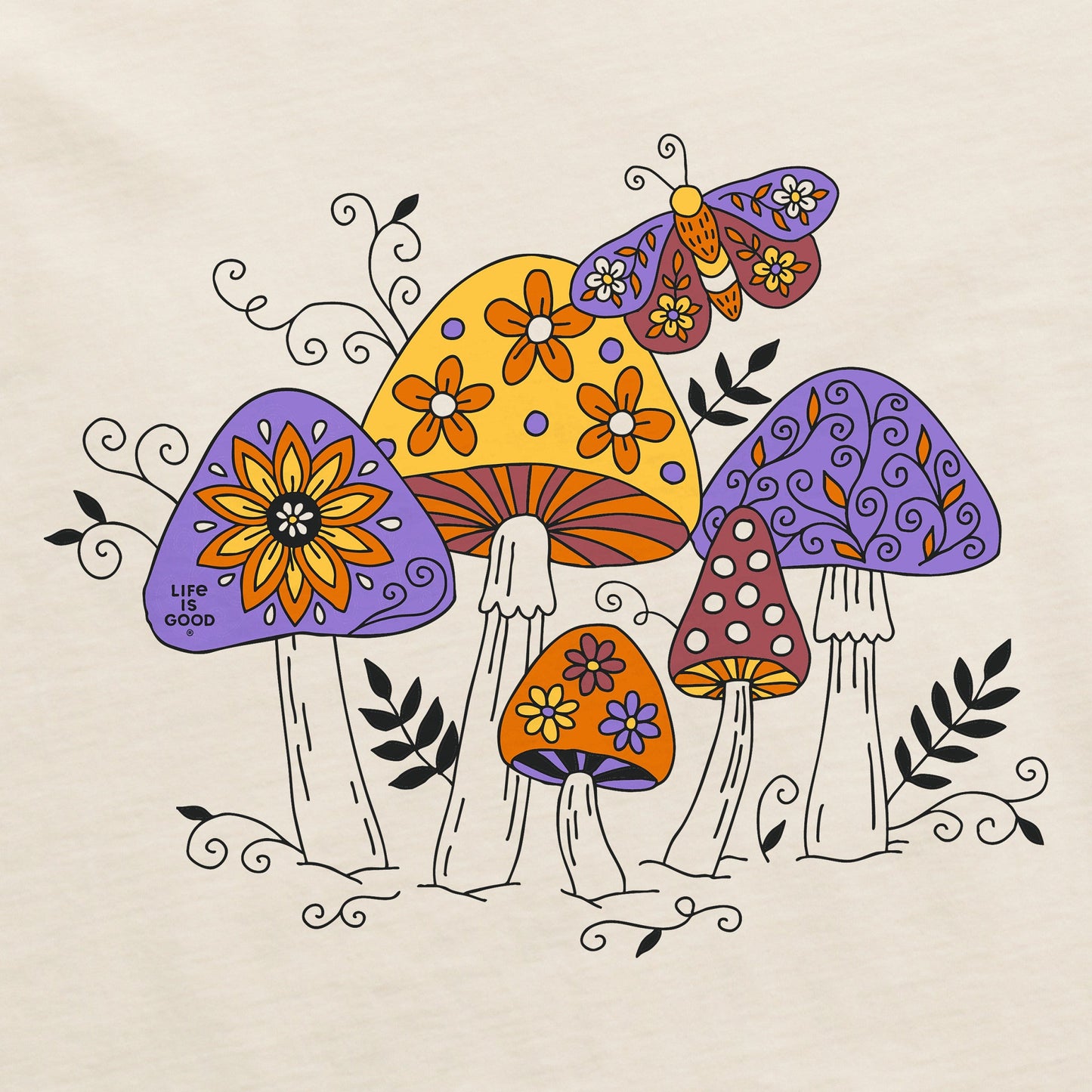 Women's Mushroom Magic Short Sleeve Crusher Boxy Tee