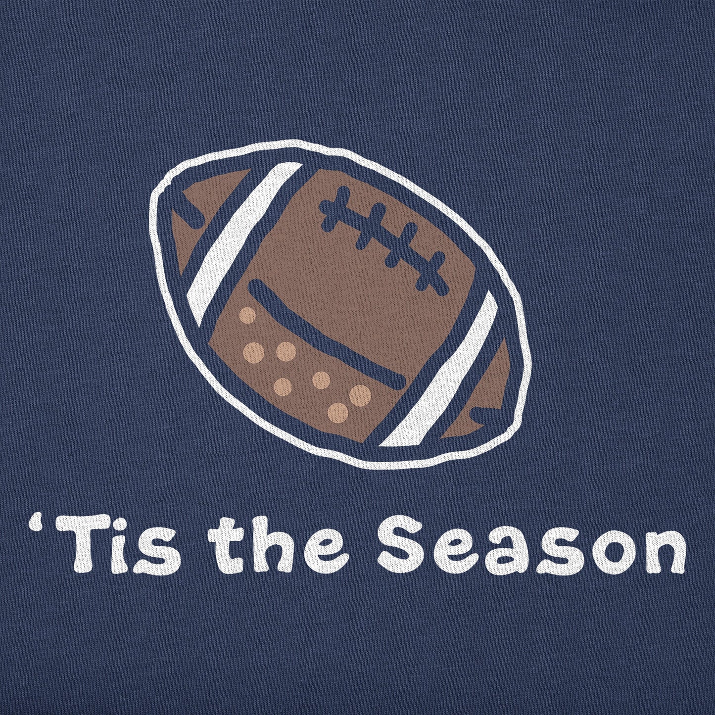 Women's Tis the Season Football Short Sleeve Tee