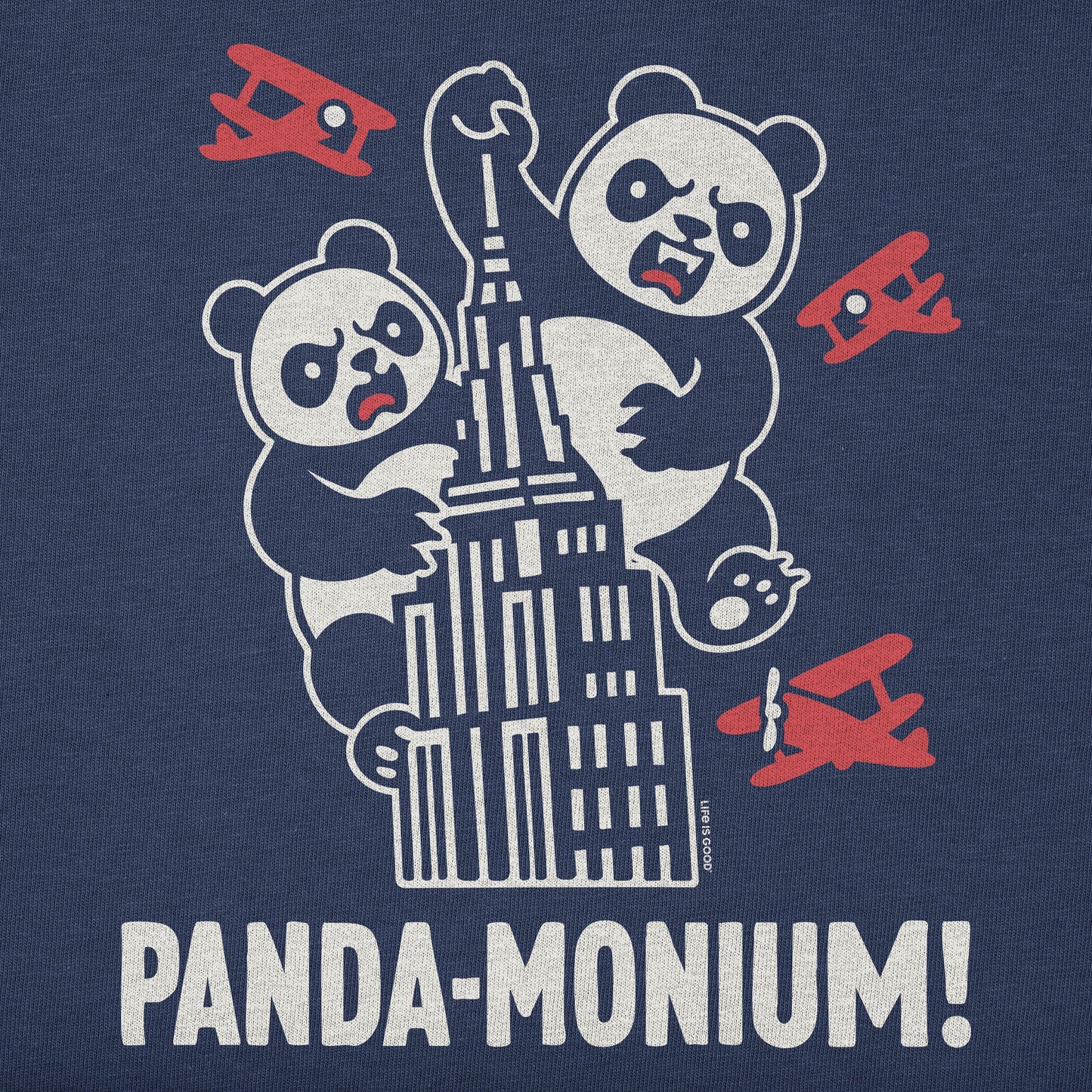 Kids Panda-Monium Short Sleeve Crusher Tee