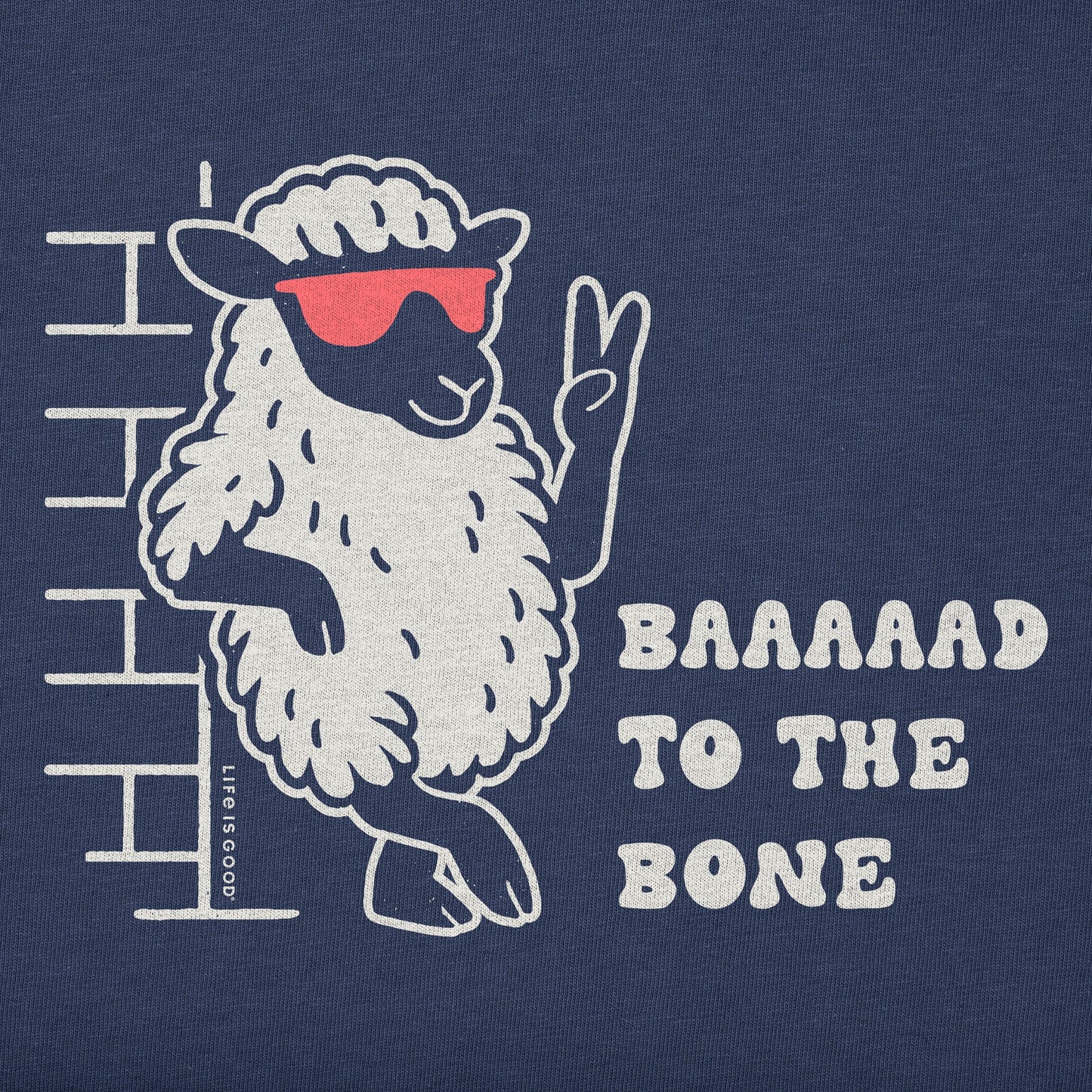 Kids Baaaad to the Bone Short Sleeve Crusher Tee