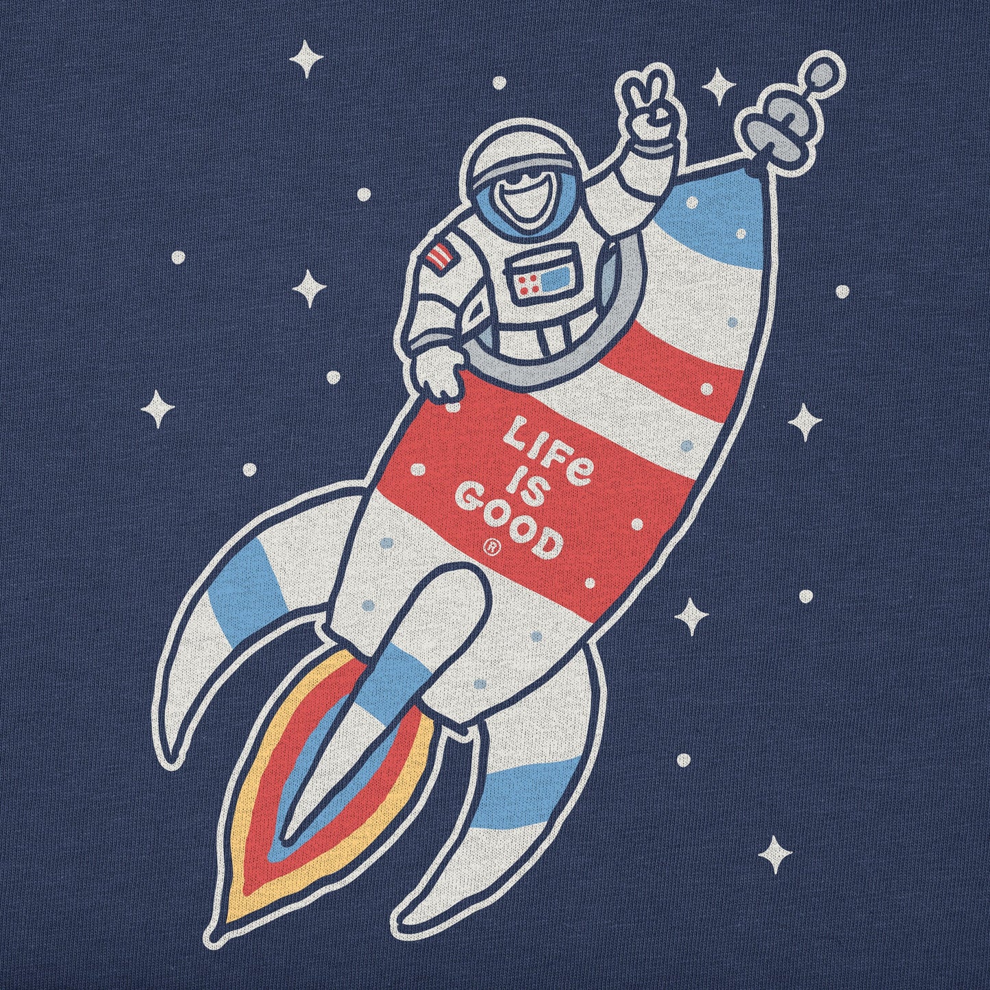 Kids Jake Rocket Ship Short Sleeve Crusher Tee