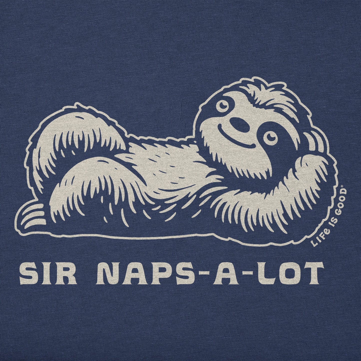 Toddler Sir Naps-a-lot Short Sleeve Crusher Tee