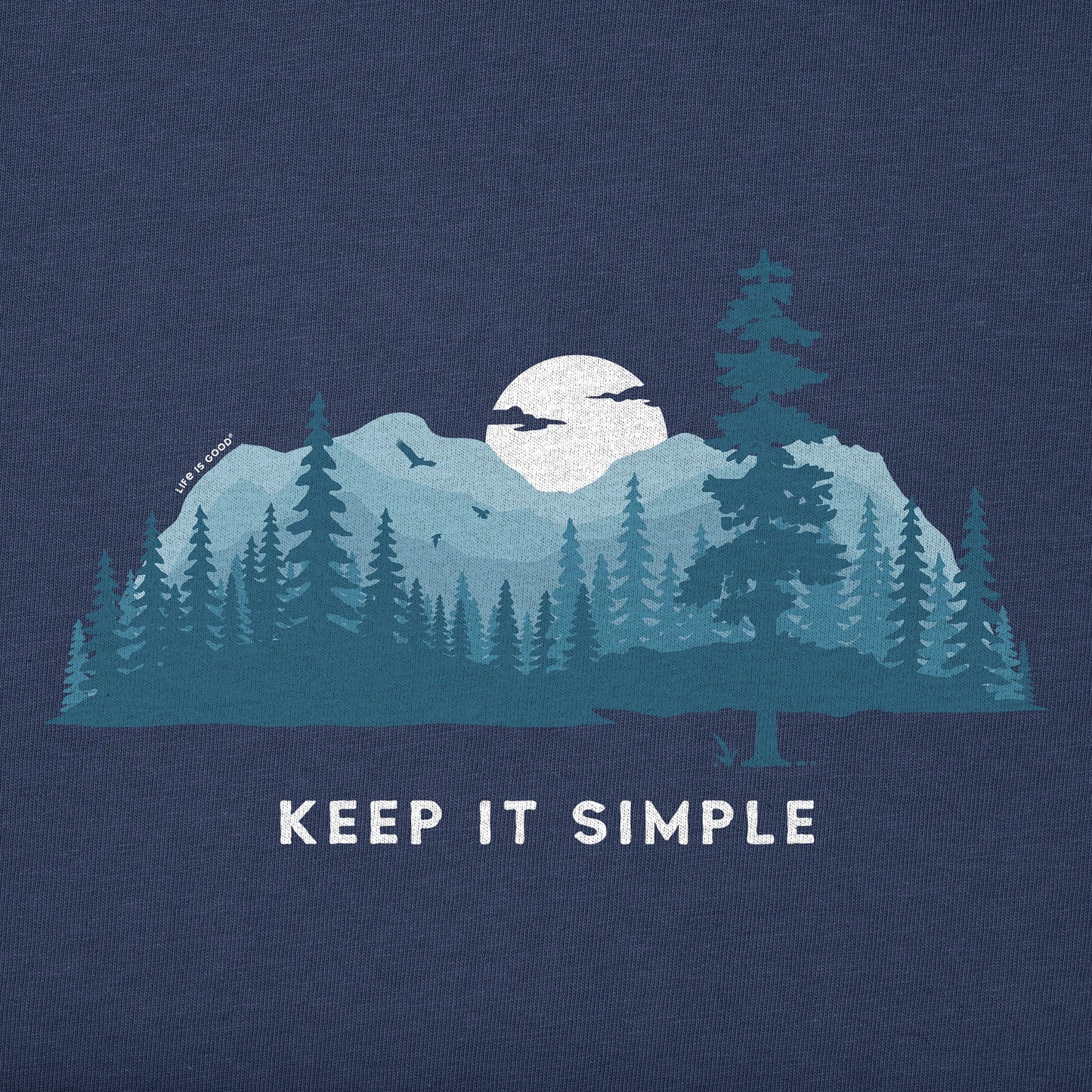 Men's Keep it Simple Evergreen Silo Long Sleeve Tee