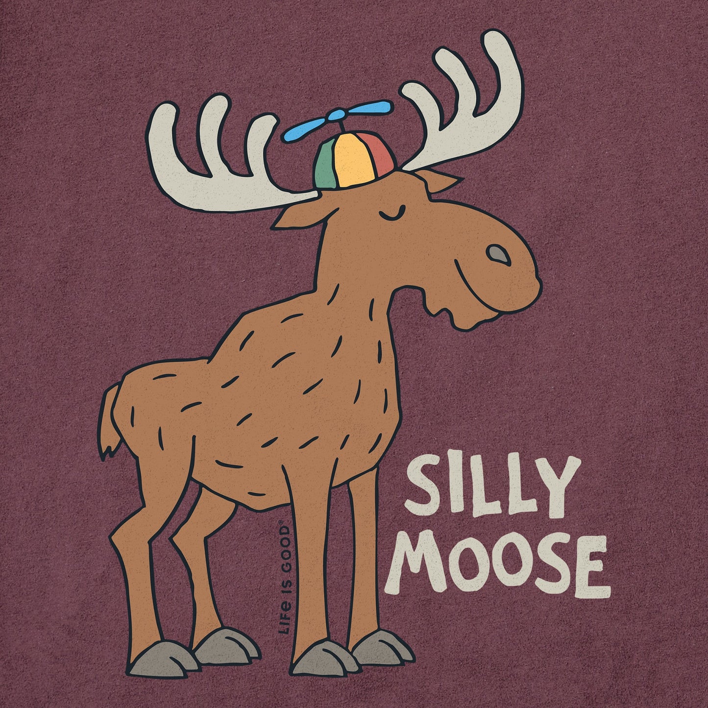 Men's Silly Moose Short Sleeve Crusher Tee