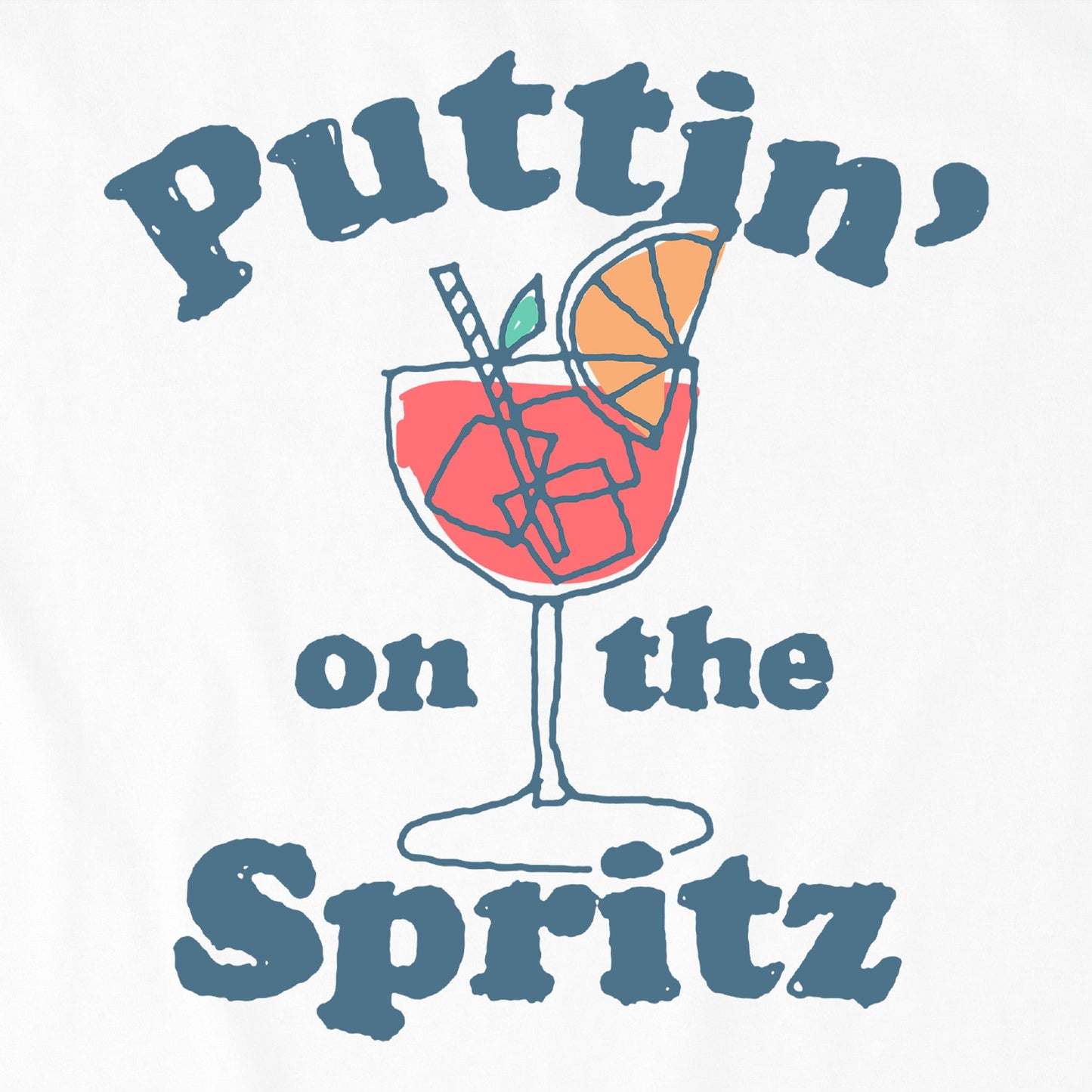 Women's Puttin' on the Spritz Short Sleeve Crusher Boxy Tee