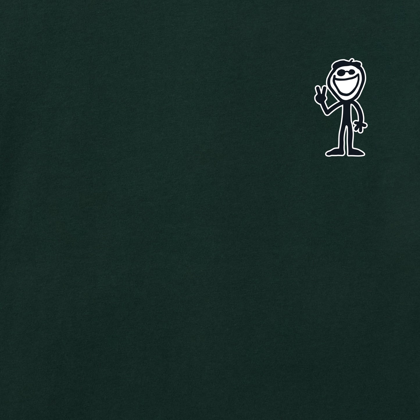 Men's Jake Peace Sign Good Vibes Fleece Zip Hoodie