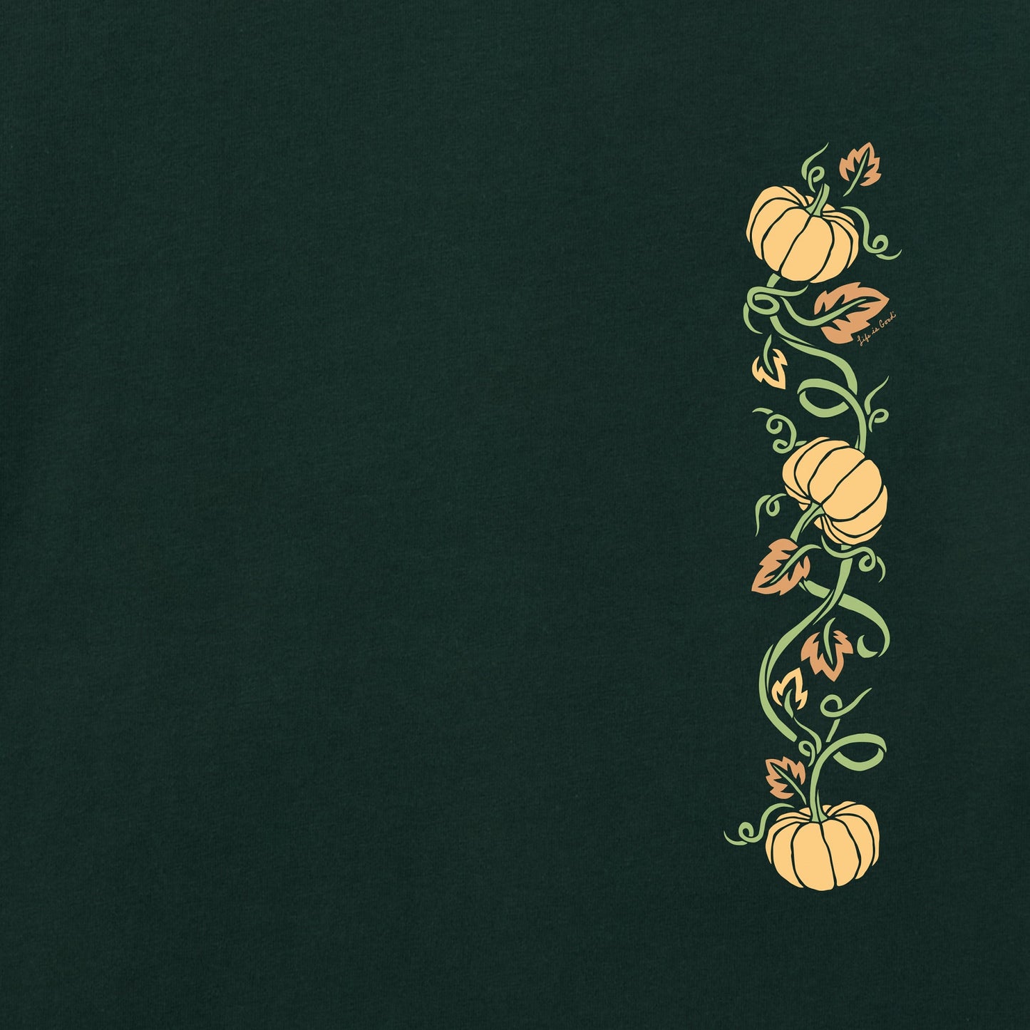 Women's Pumpkin Vine Short Sleeve Crusher Tee