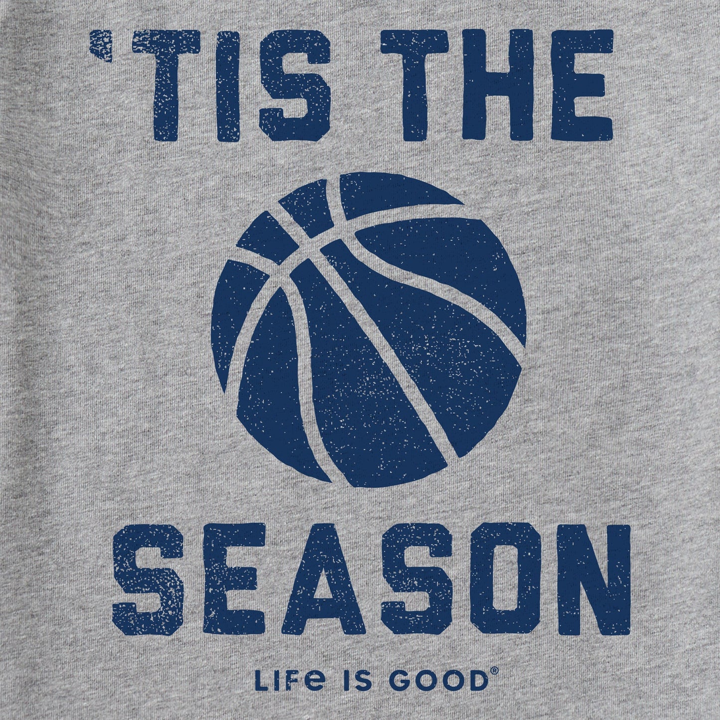 Women's Tis the Season Basketball Long Sleeve Crusher Tee