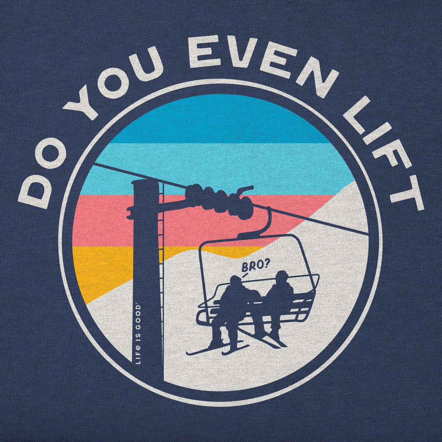 Women's Do You Even Ski Lift Bro Short Sleeve Crusher Tee