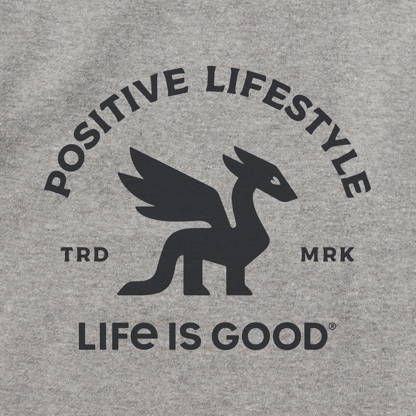 Adult Unisex Positive Lifestyle Dragon Every Wear Crew Sweatshirt