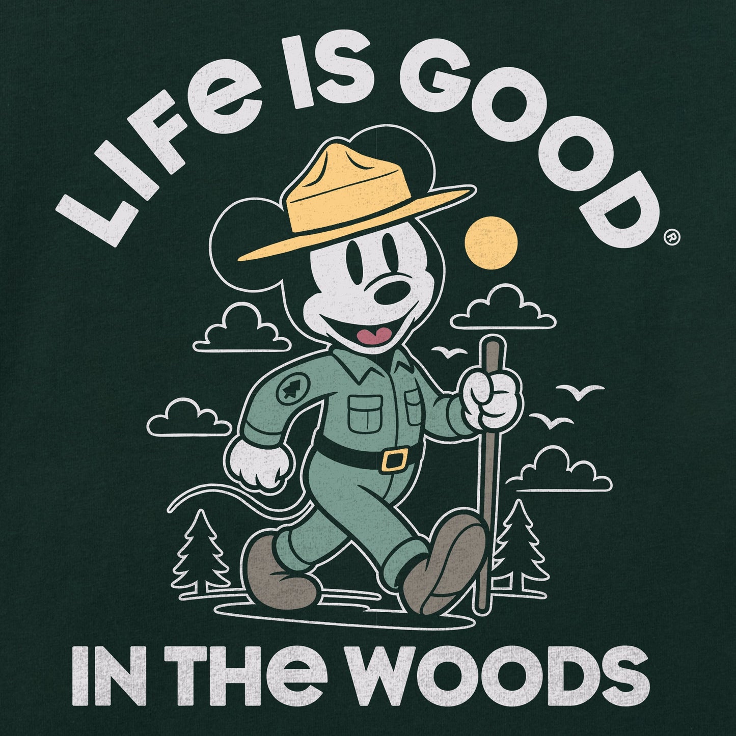 Kids Willie in the Woods Short Sleeve Crusher Tee