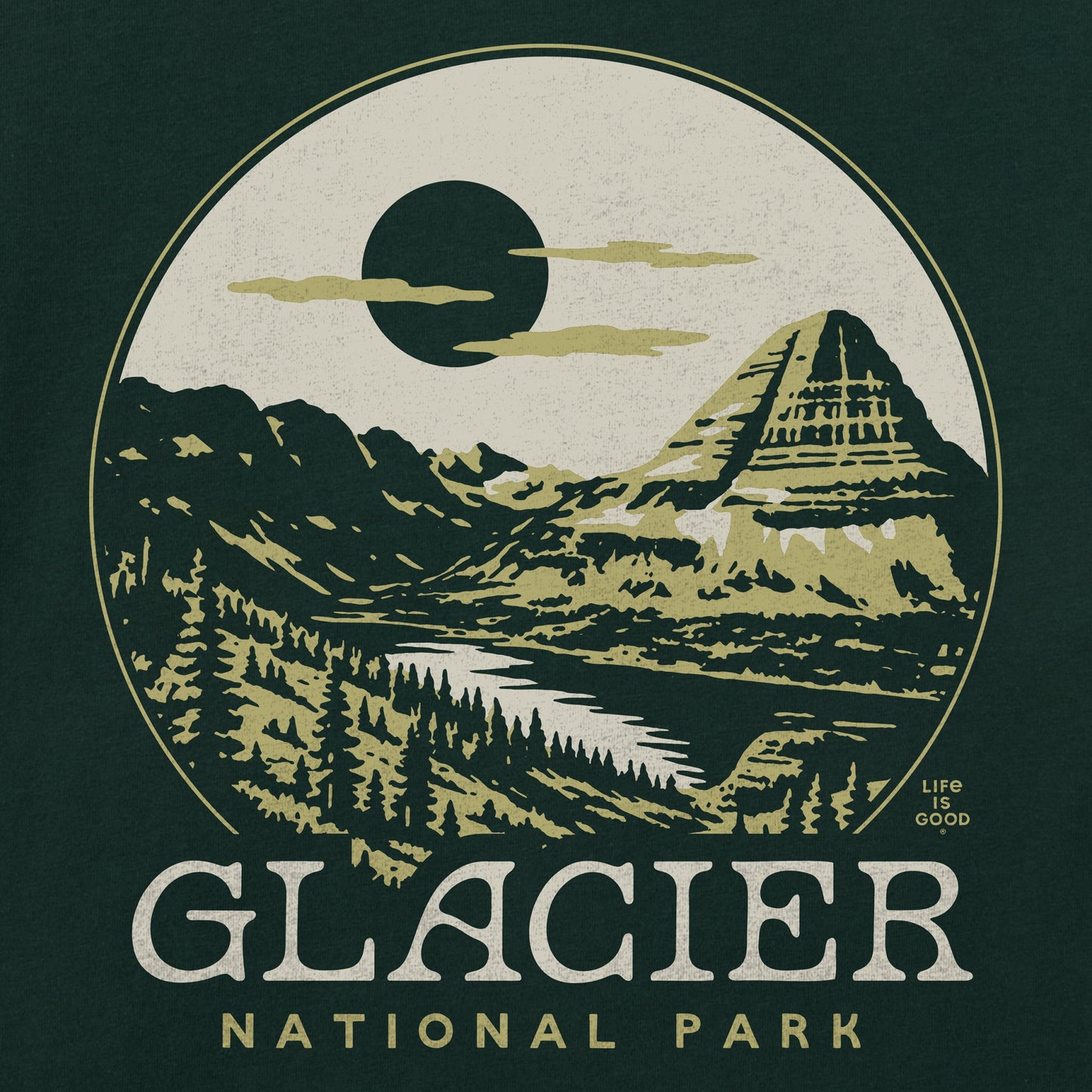 Men's Glacier Park Long Sleeve Crusher Tee