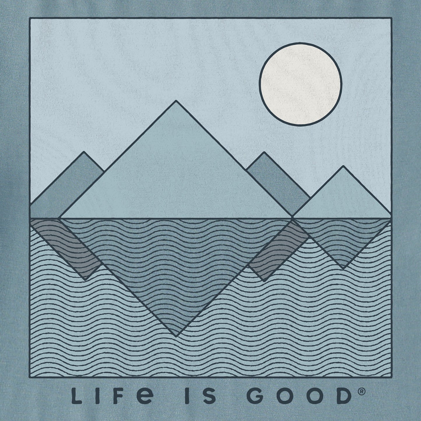 Women's Geometric Reflection Short Sleeve Crusher Tee