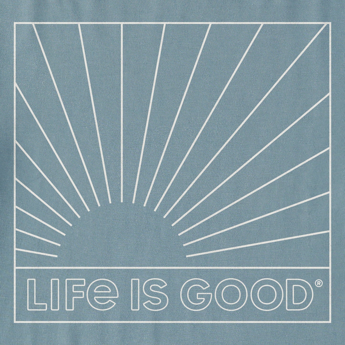 Women's Radiating Sunset Short Sleeve Crusher Tee