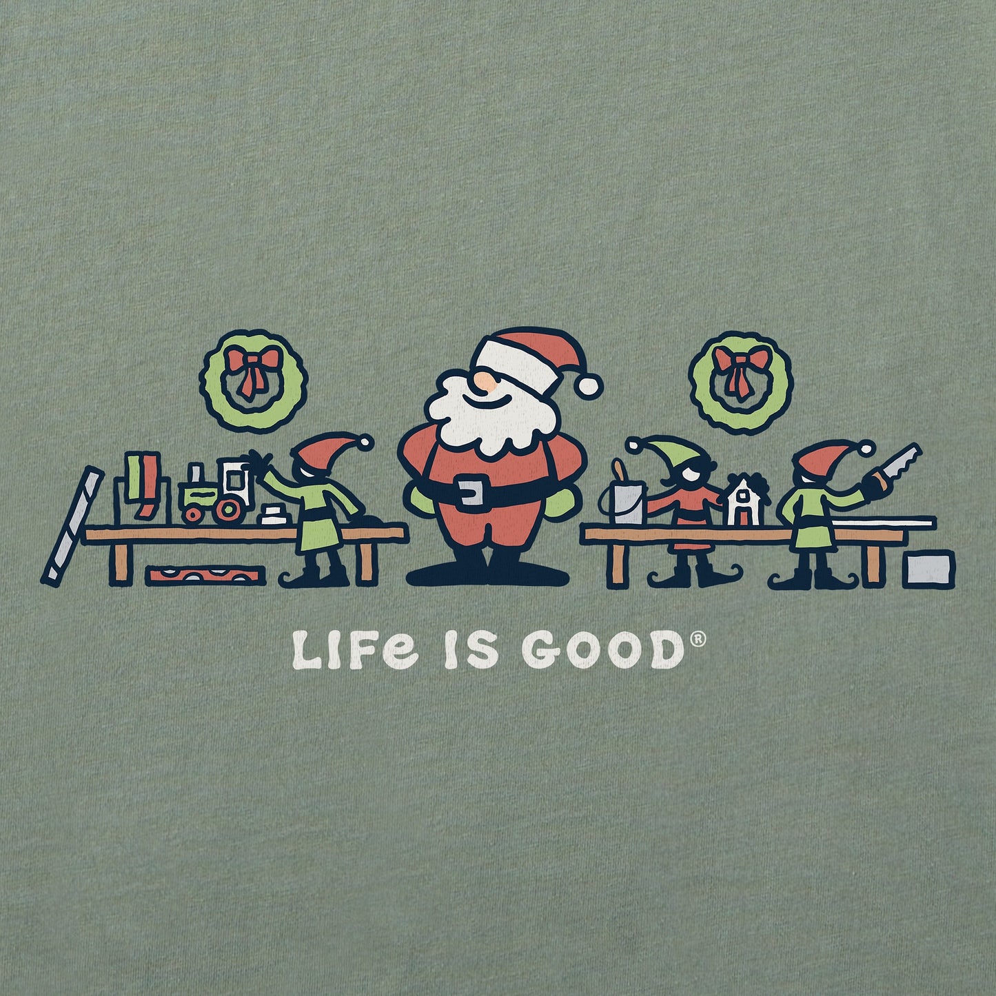 Men's Santa Workshop Vista Simply True Fleece Hoodie