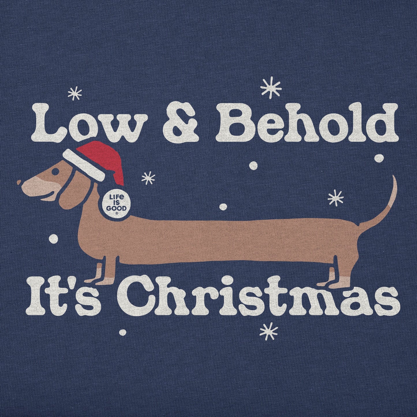 Men's Low and Behold Christmas Long Sleeve Crusher Tee