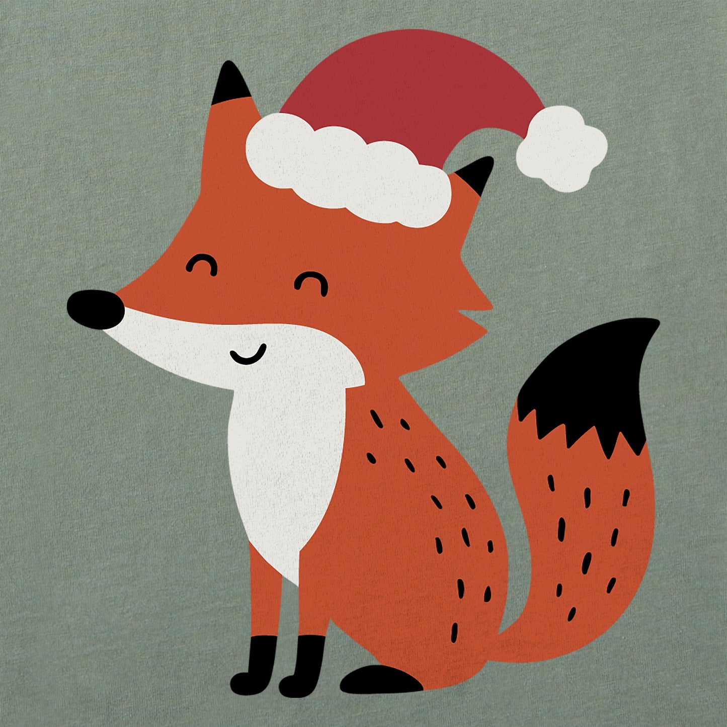 Women's Santa Fox Short Sleeve Crusher Vee