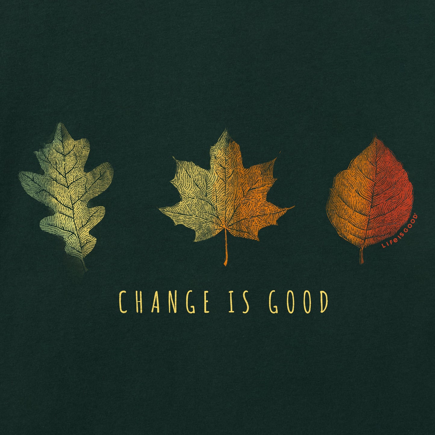 Women's Change is Good Leafs Long Sleeve Crusher Vee