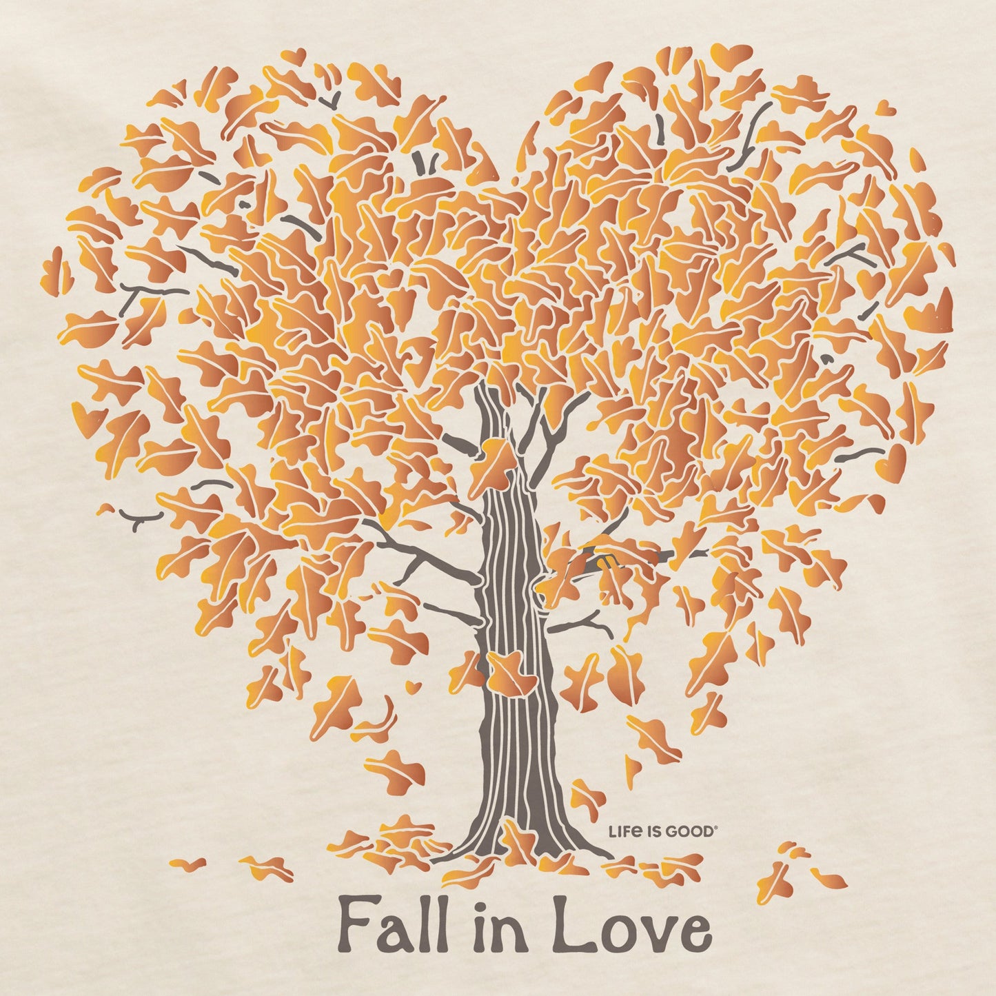 Women's Fall in Love Long Sleeve Crusher Tee