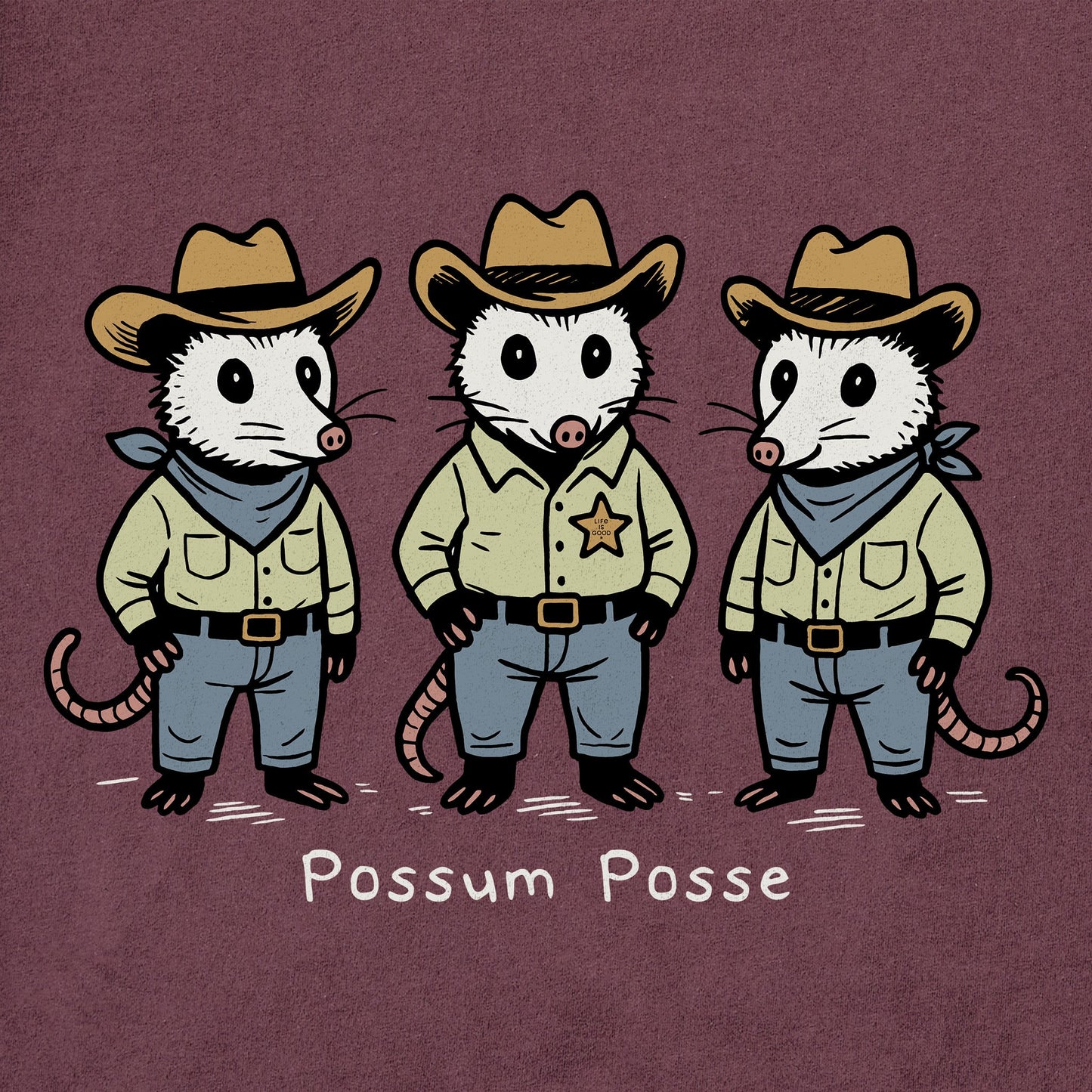 Women's Possum Posse Short Sleeve Crusher Tee