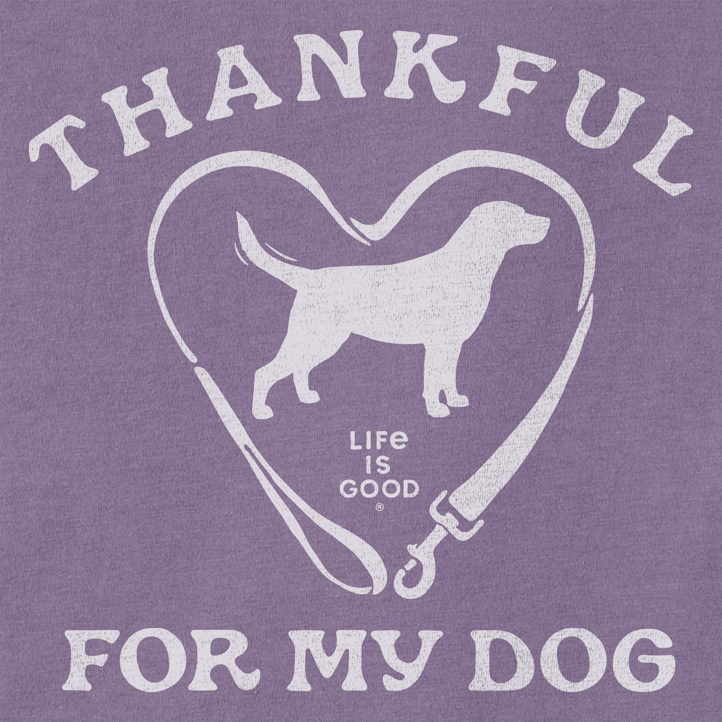 Women's Thankful for my Dog Short Sleeve Crusher Boxy Tee