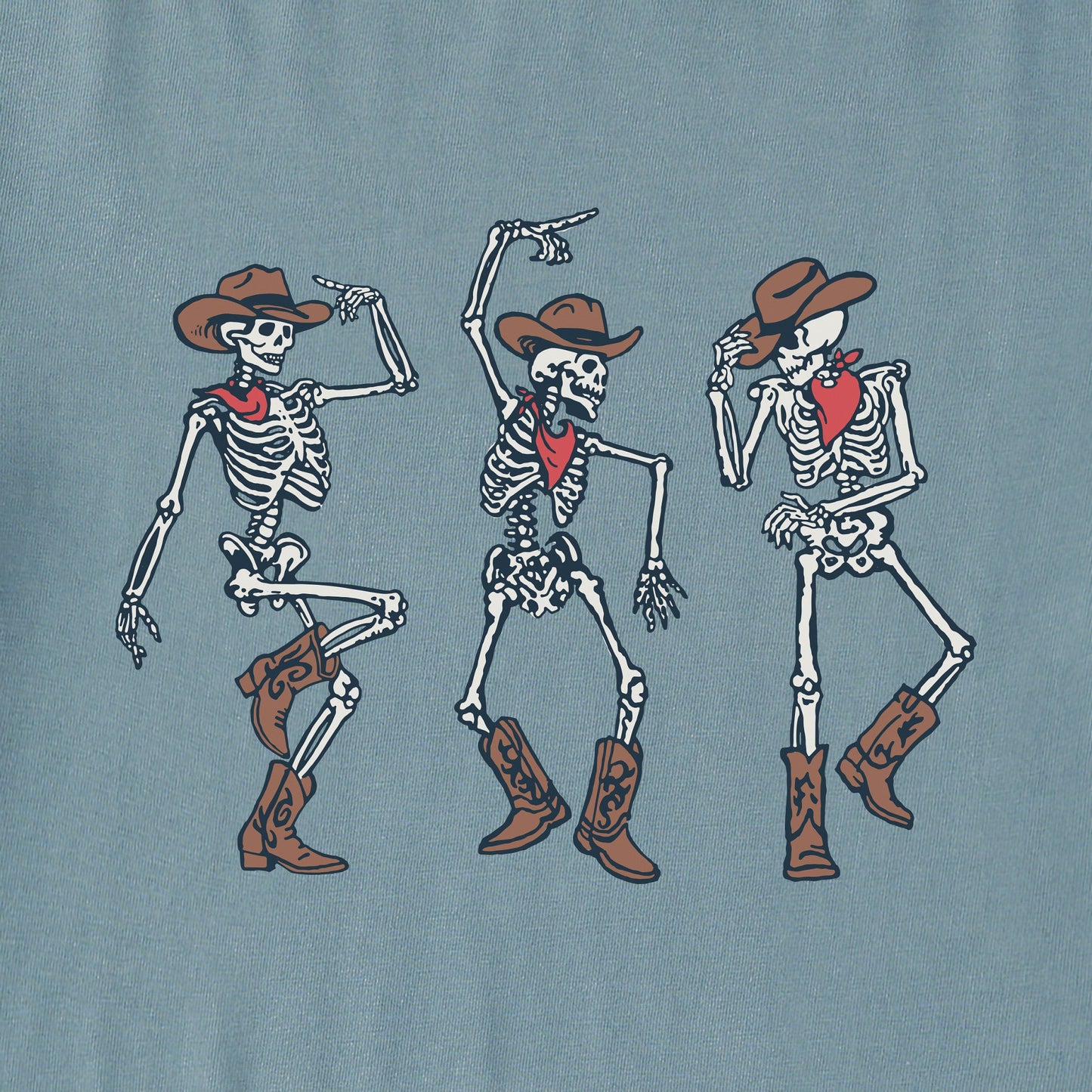 Men's Howdy Skeletons Short Sleeve Crusher Tee
