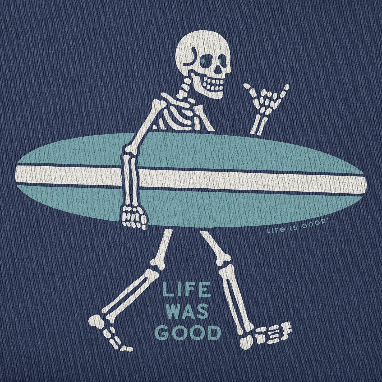 Men's Life Was Good in the Surf Short Sleeve Crusher Tee