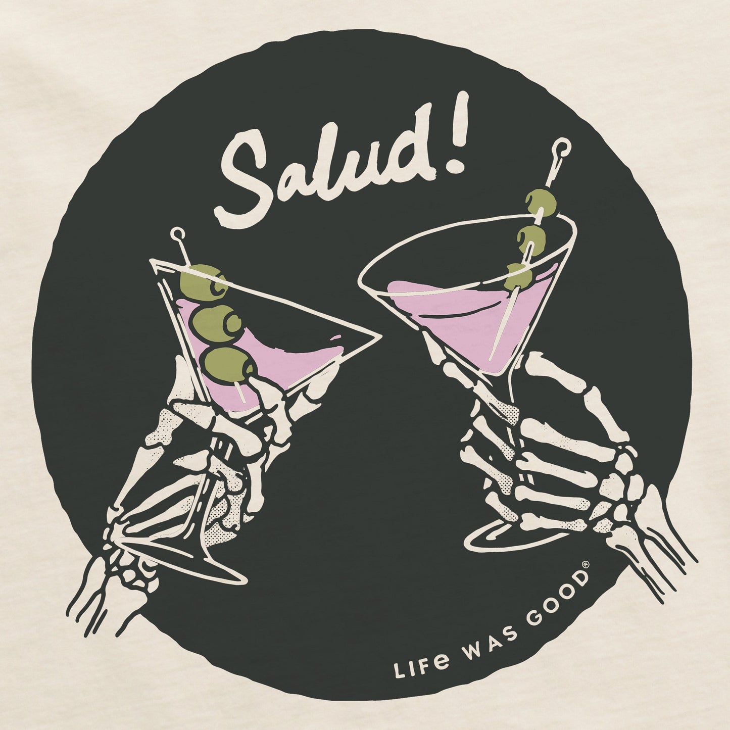 Women's Skeleton Salud Short Sleeve Crusher Boxy Tee