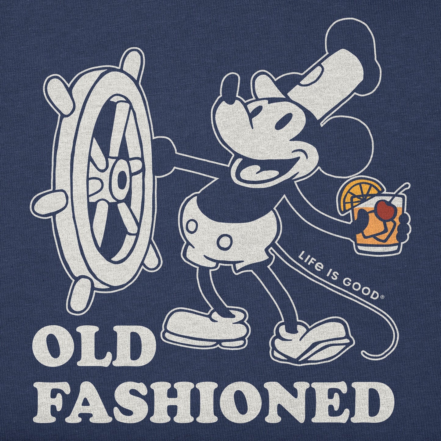 Men's Willie Old Fashioned Short Sleeve Crusher Tee