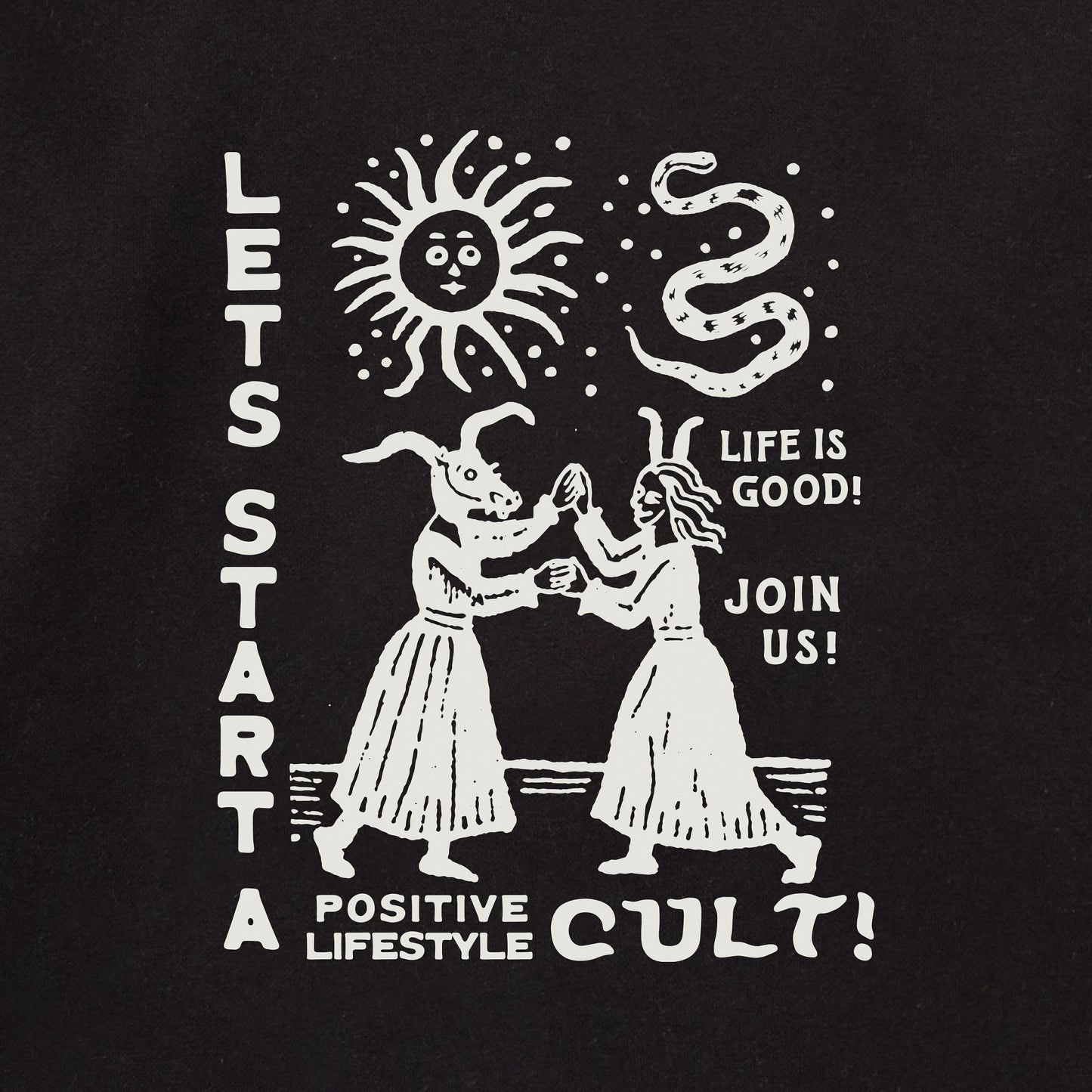 Adult Unisex Let's Start a Cult Every Wear Crew Sweatshirt