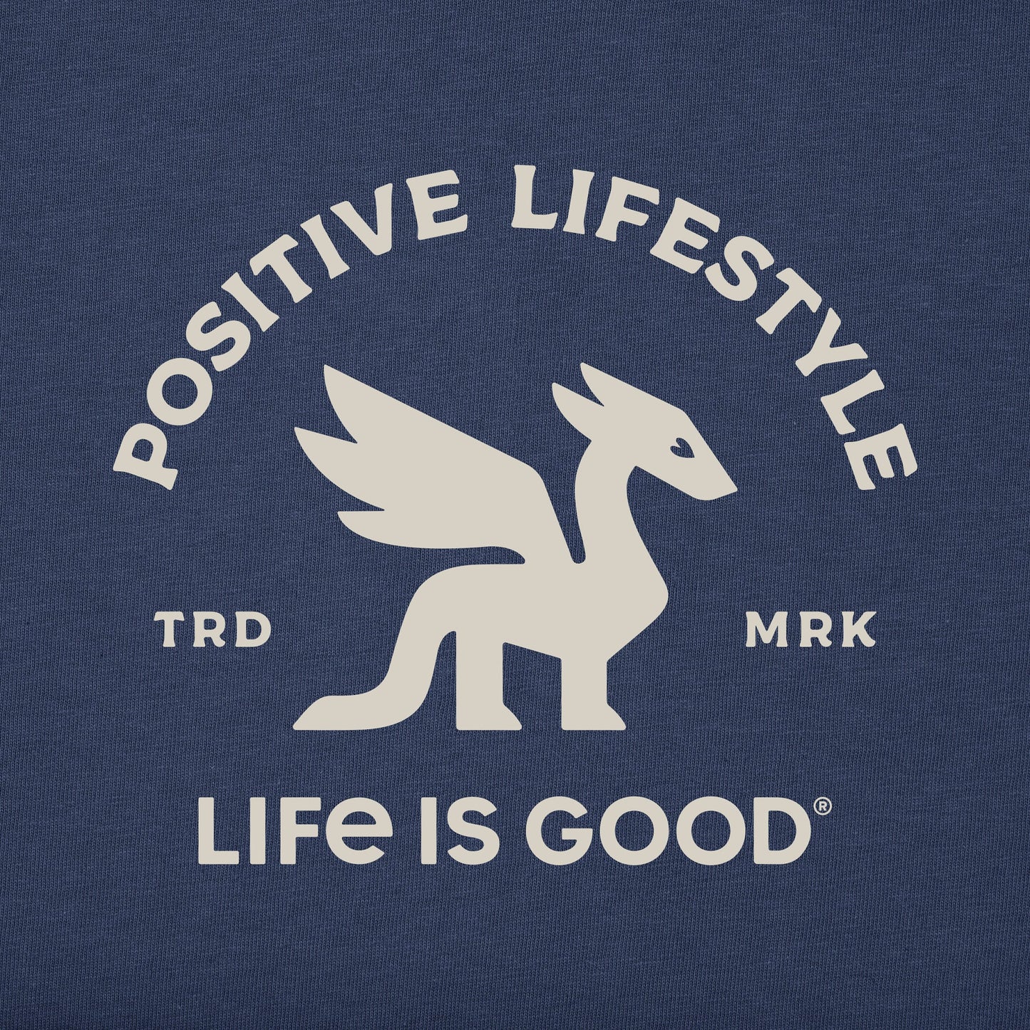 Men's Positive Lifestyle Dragon Simply True Fleece Hoodie