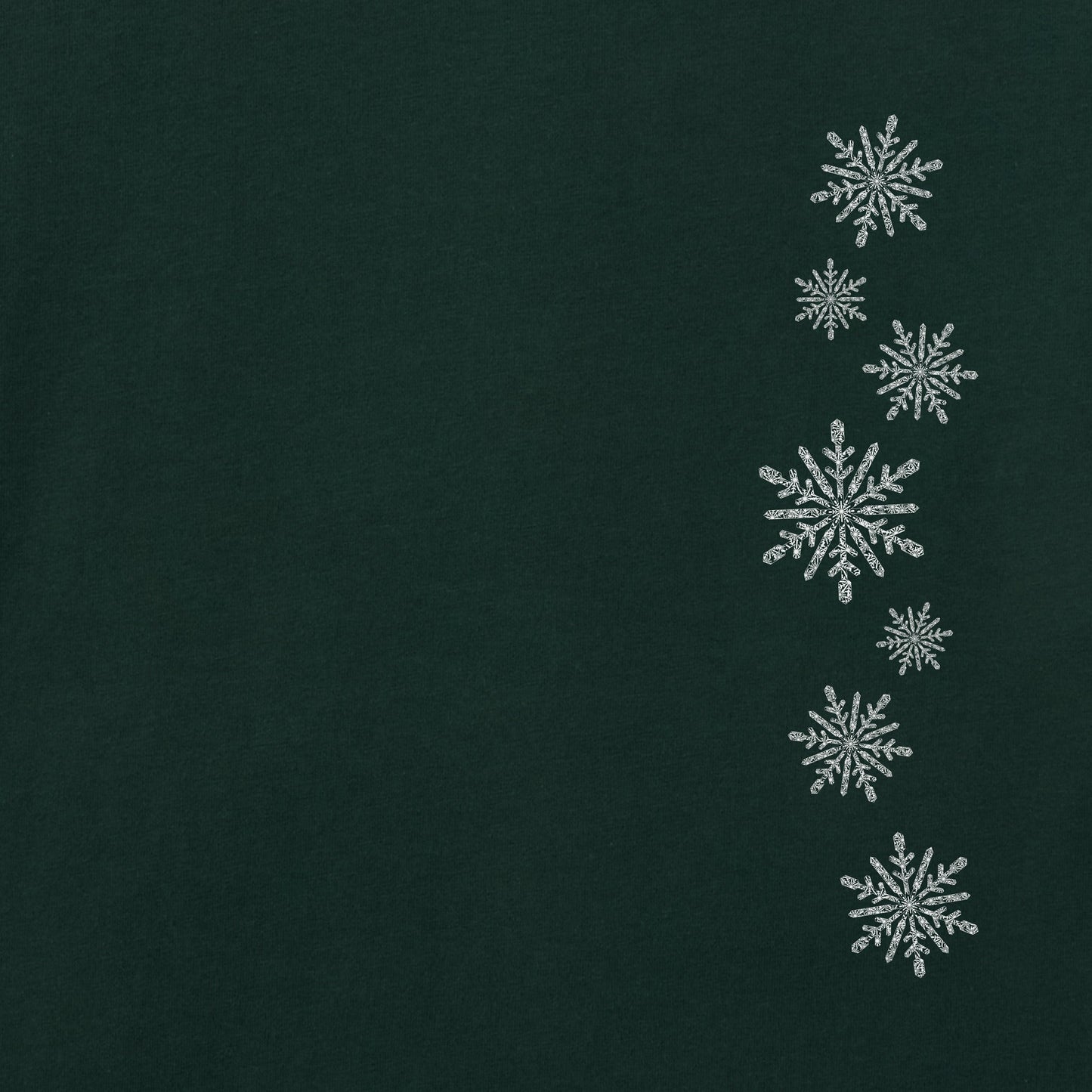 Women's Contrast Snowflake Long Sleeve Crusher Tee