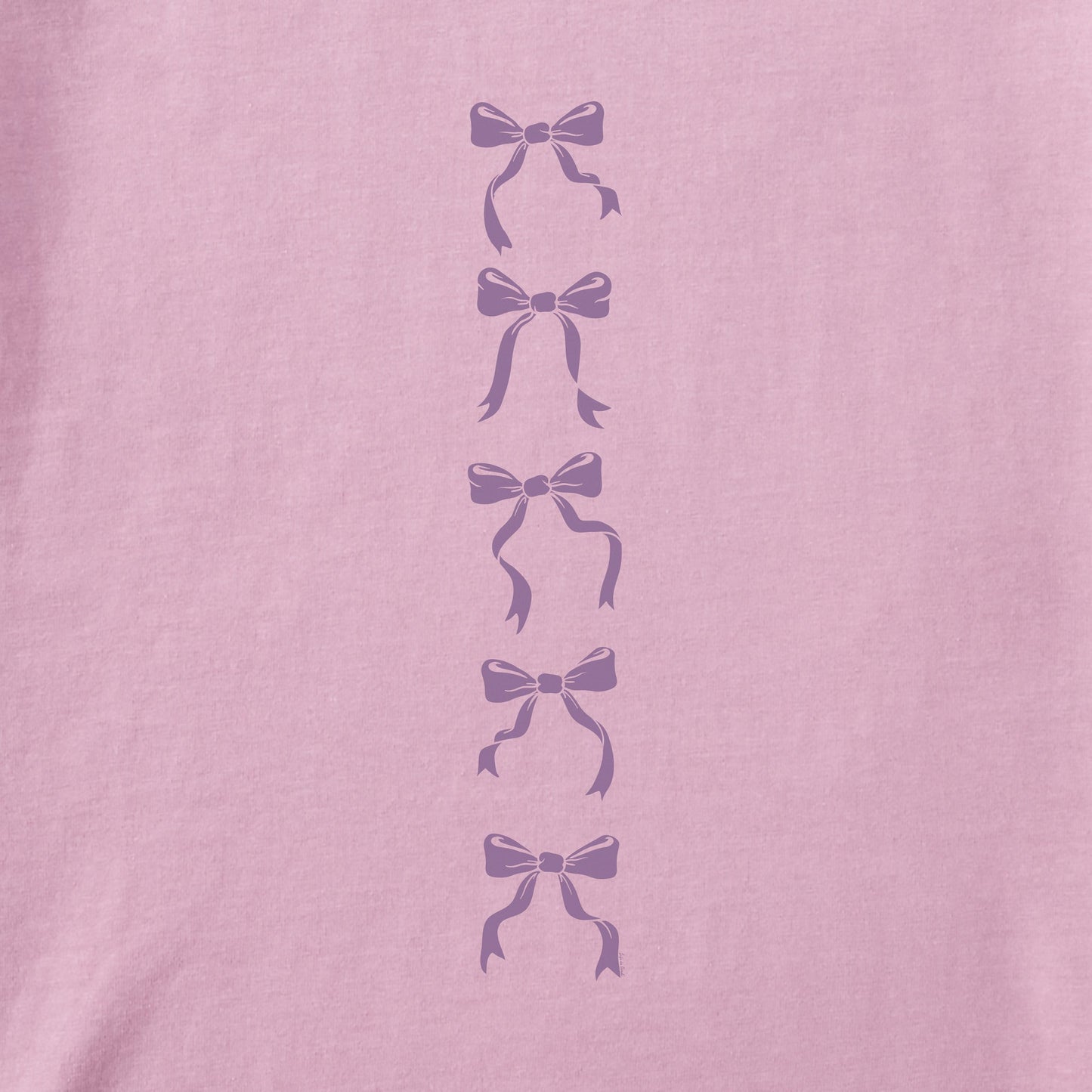 Women's Bows Long Sleeve Crusher Tee