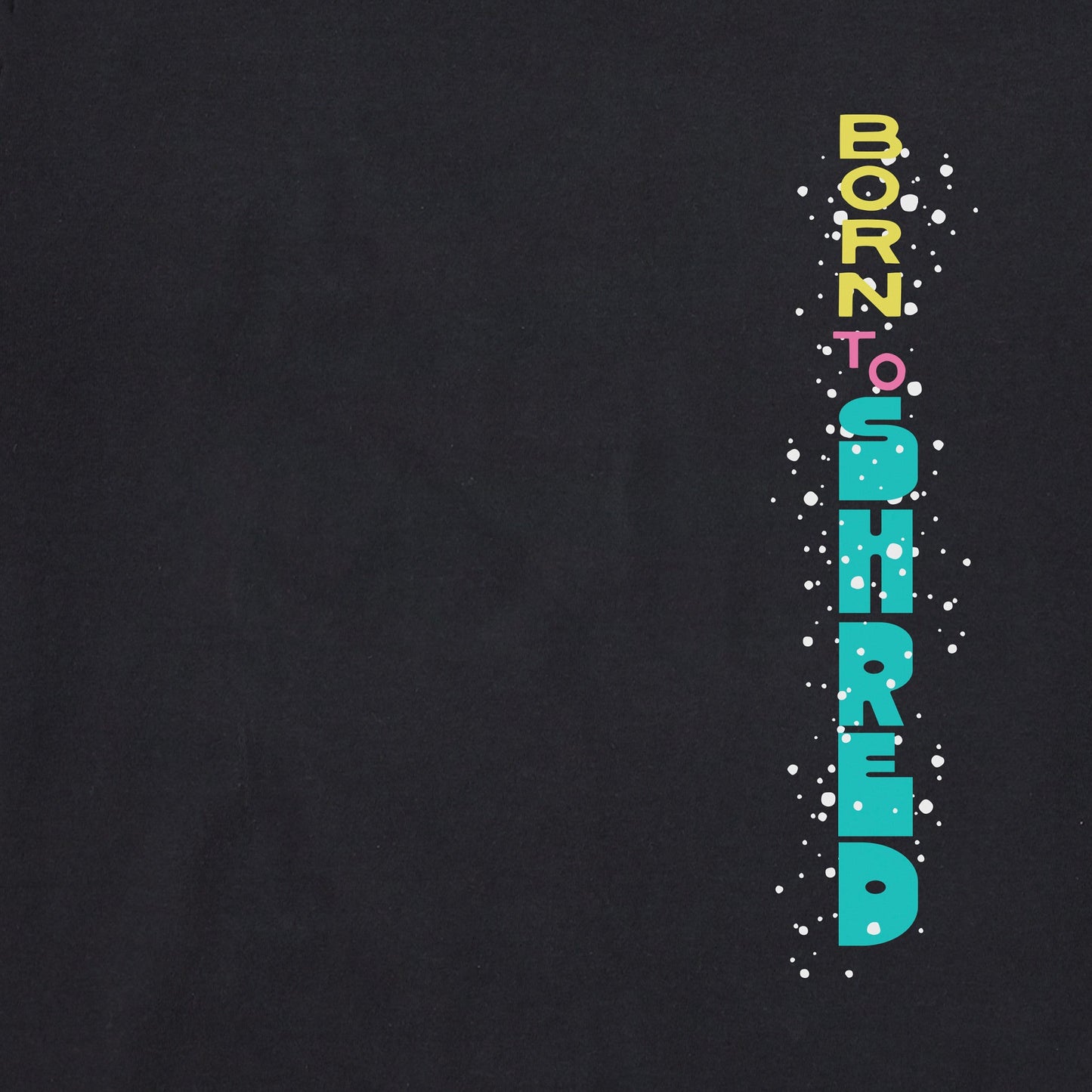 Women's Born to Shred Skiier Long Sleeve Crusher Boxy Tee