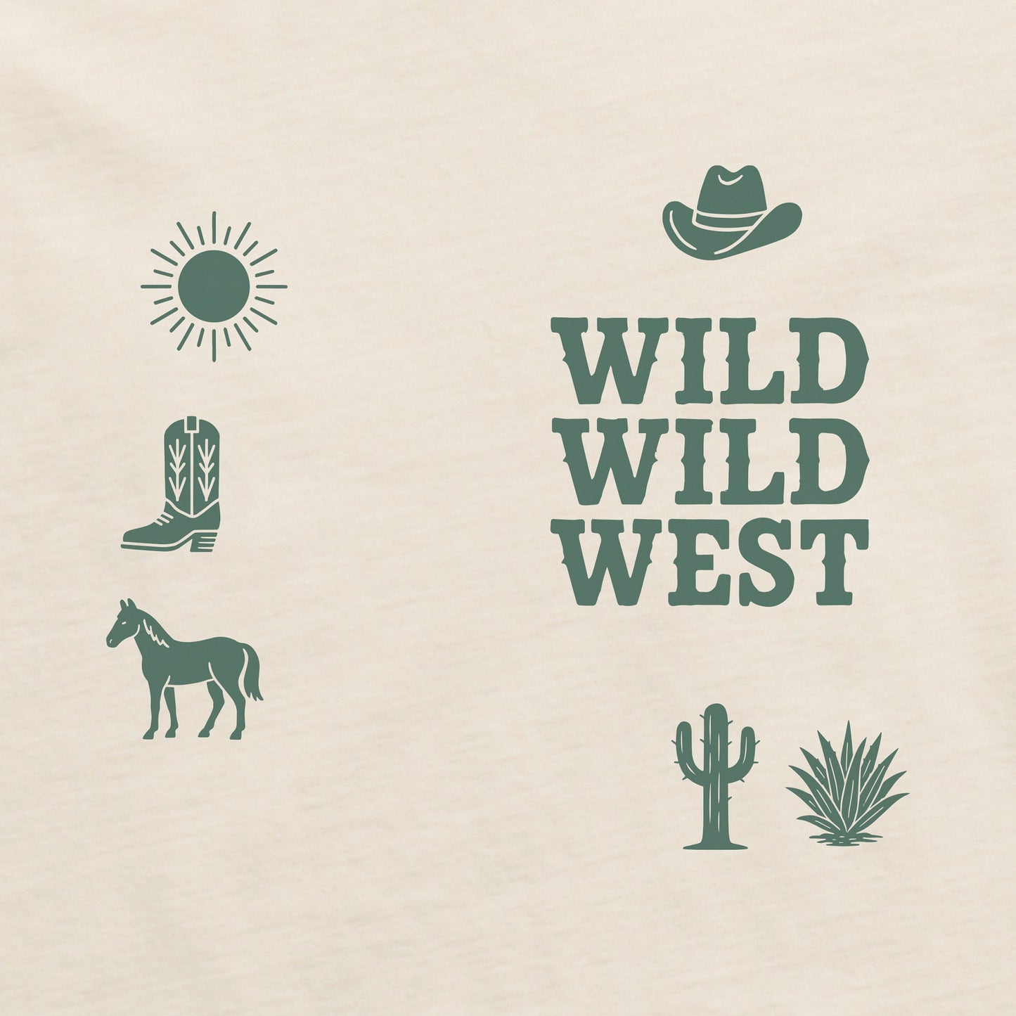 Women's Cowboy Medley Long Sleeve Crusher Boxy Tee