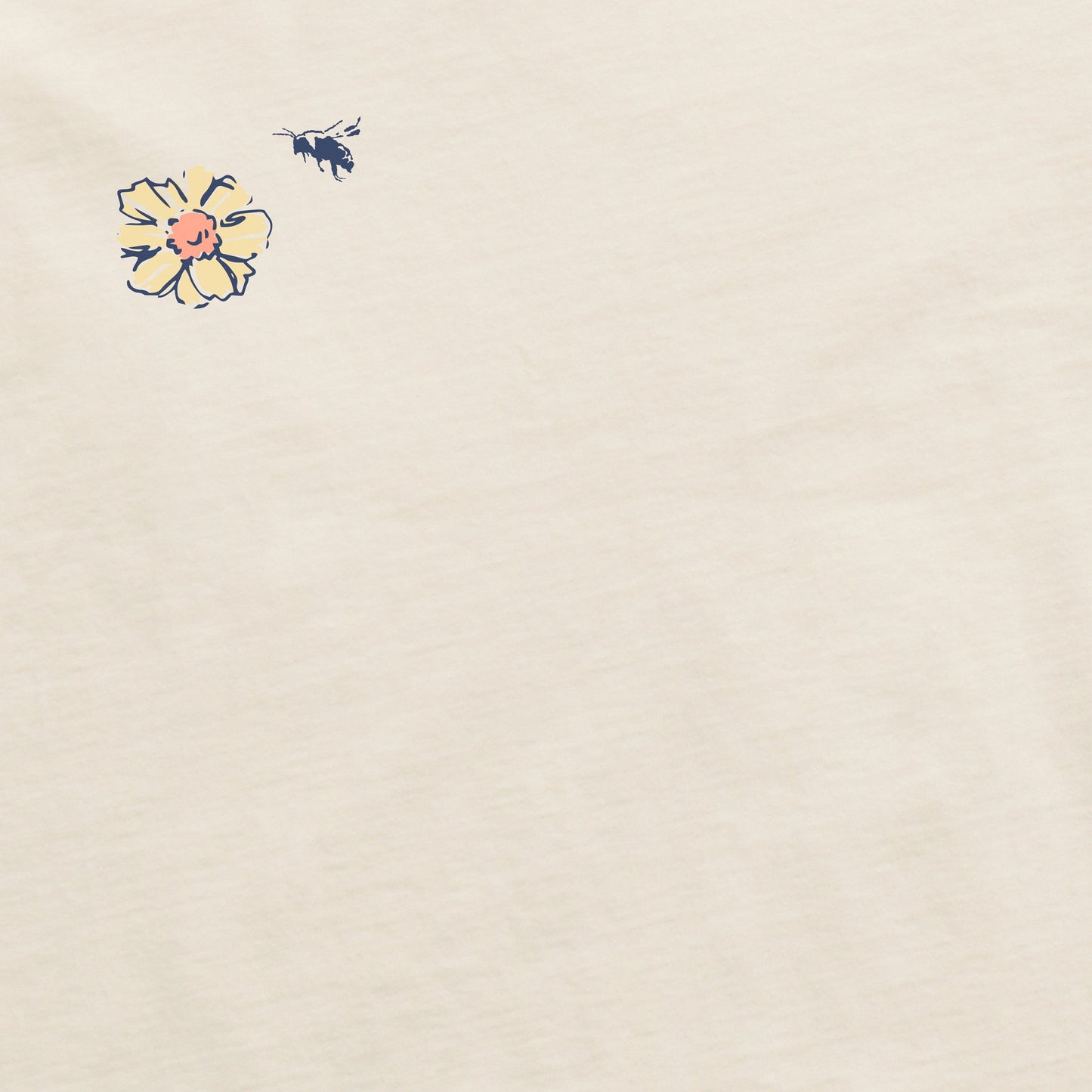 Women's Wildflower Butterfly Garden Long Sleeve Crusher Boxy Tee